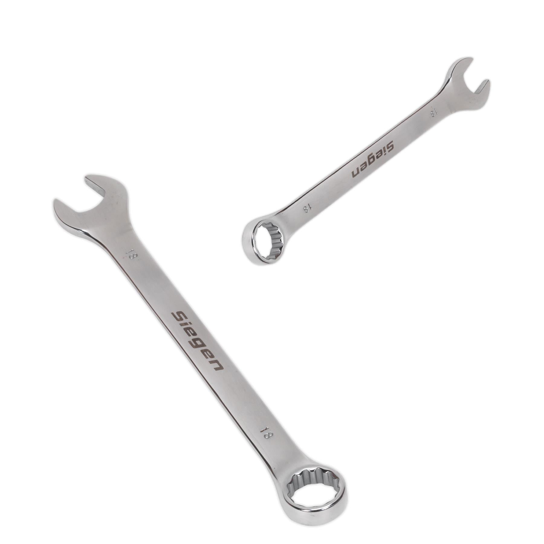 Sealey Combination Spanner 18mm Chrome Vanadium Steel