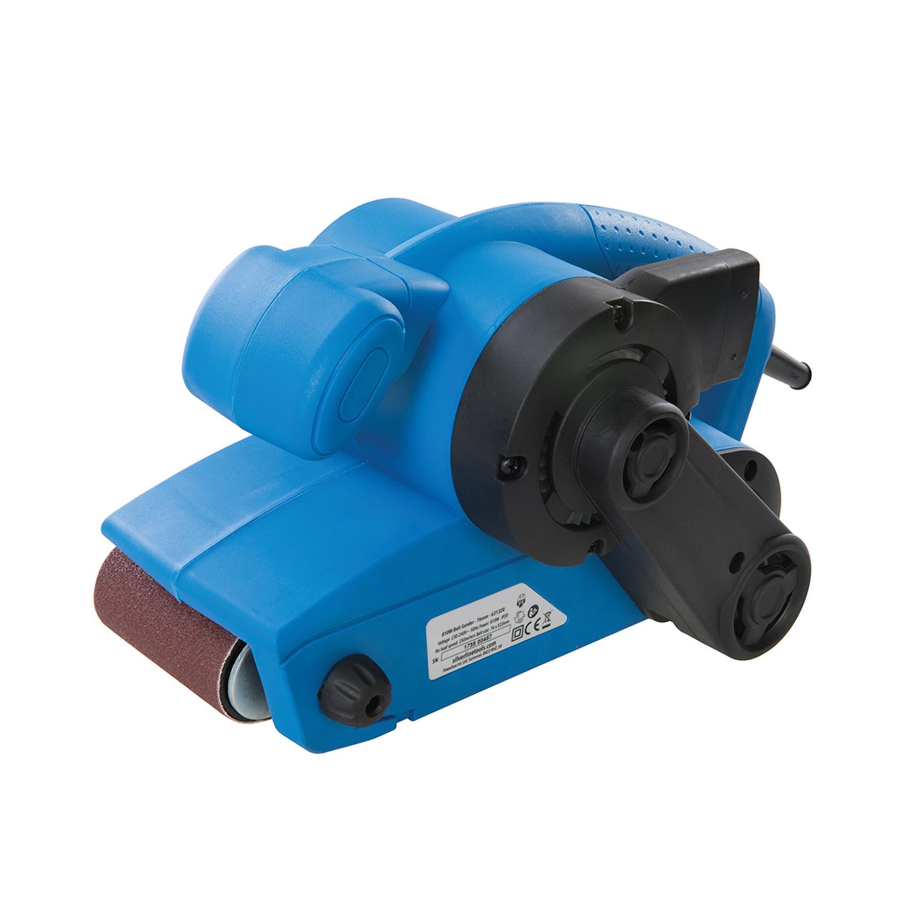 Heavy Duty 810W Electric Belt Sander Dust Bag Sanding Belts 76mm Power Tool