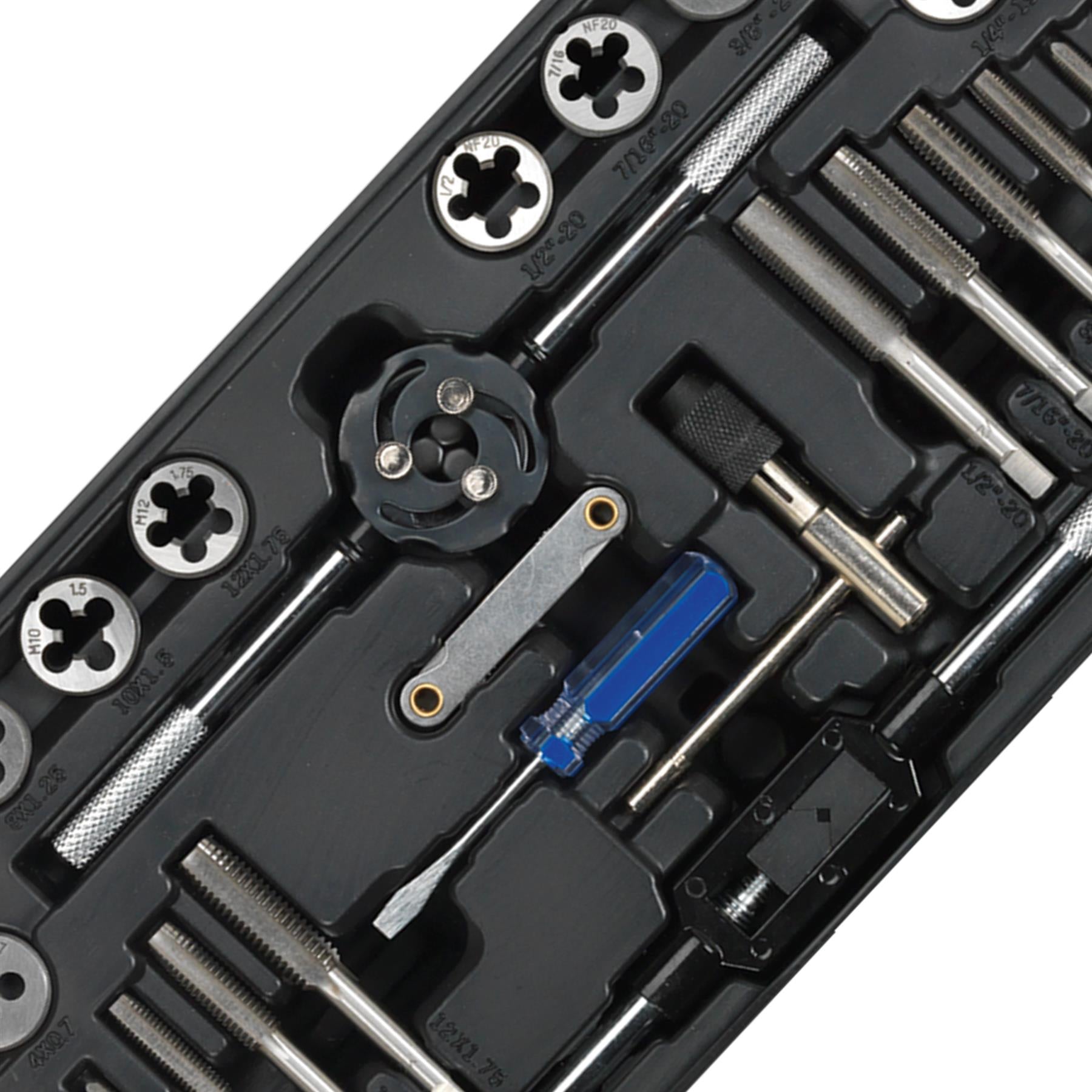 Tool Tray with Tap & Die Set 33pc With Lifetime GuaranteeSealey