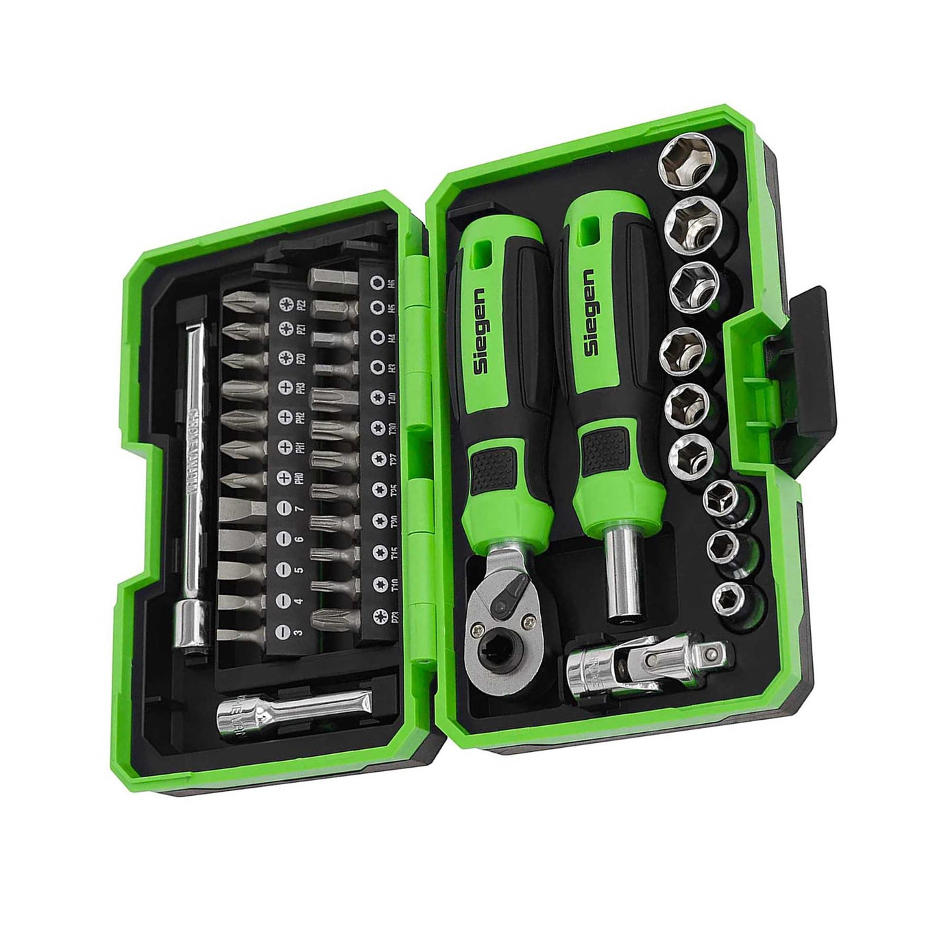 Sealey Socket & Bit Set 38pc 1/4"Sq Drive