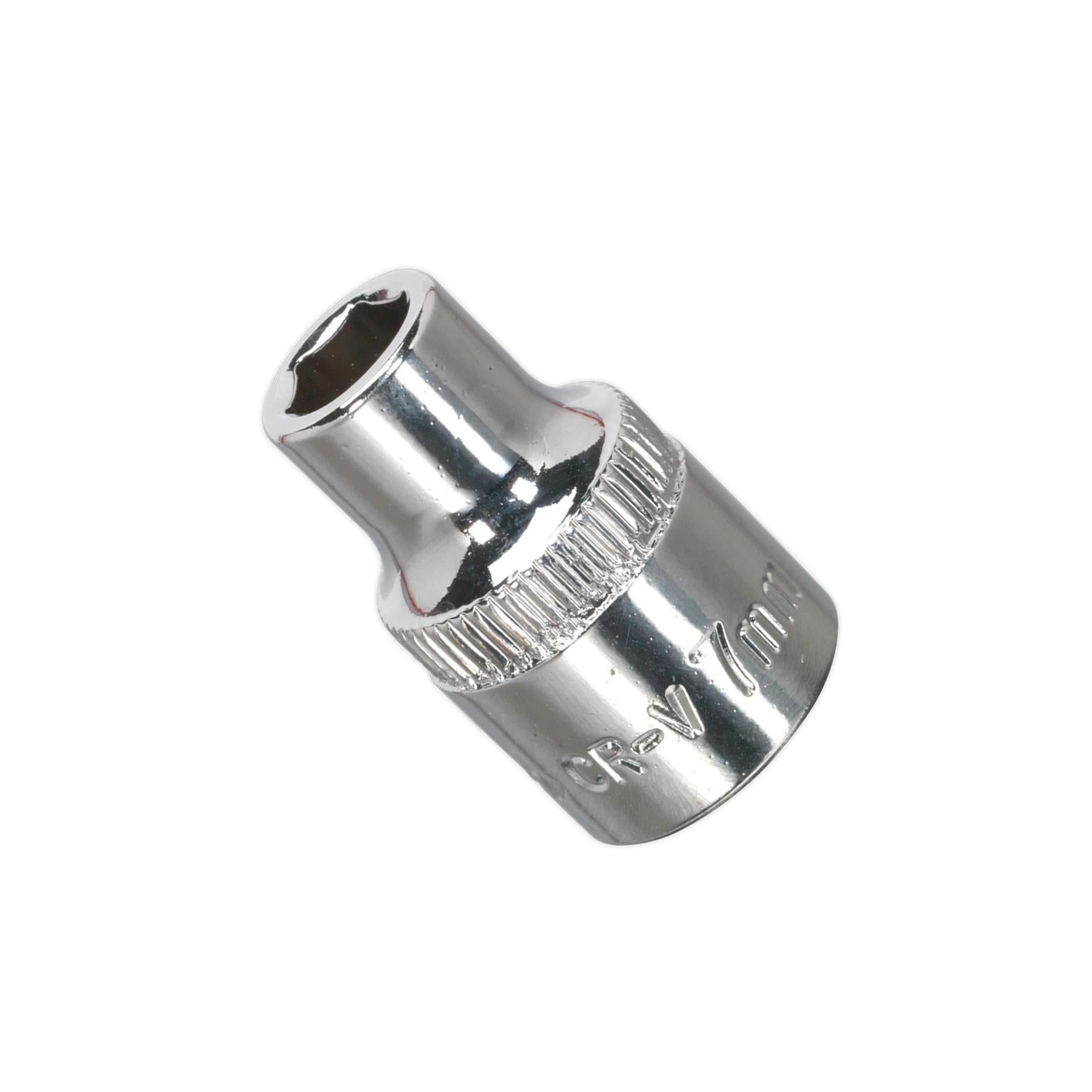 Sealey WallDrive Socket 7mm 3/8"Sq Drive Fully Polished
