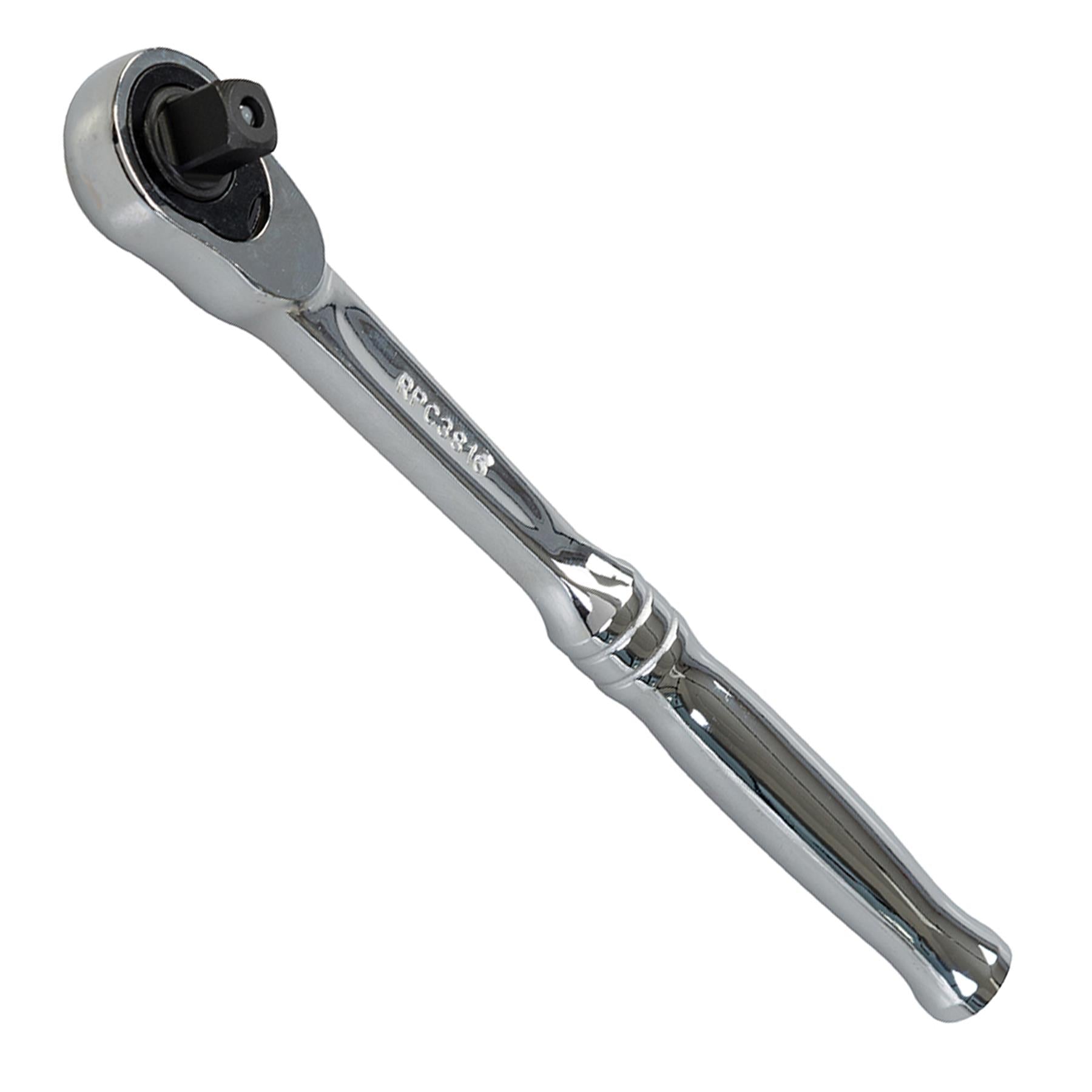 King Dick Full Chrome Reversible Ratchet SD 60 Teeth 3/8" Spanner