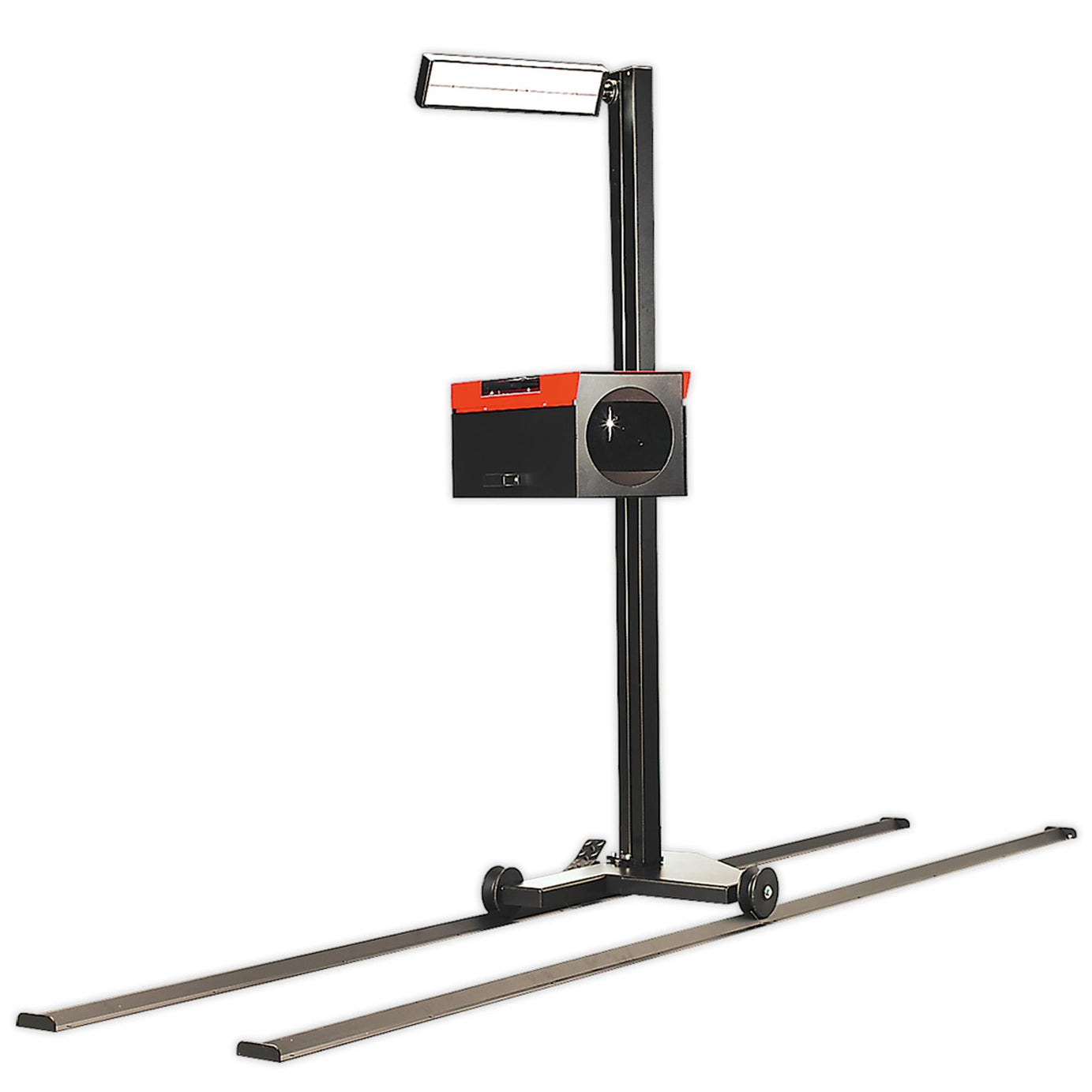 Sealey Headlamp Beam Setter with Rails & Commercial Aiming Screen