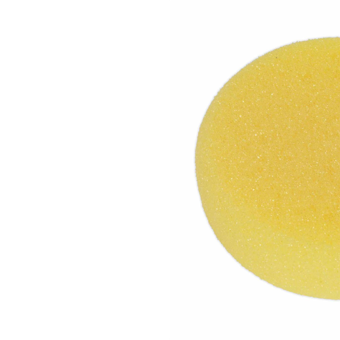 Sealey Buffing & Polishing Foam Head Hook/Loop 150x50mm Yell/Coarse