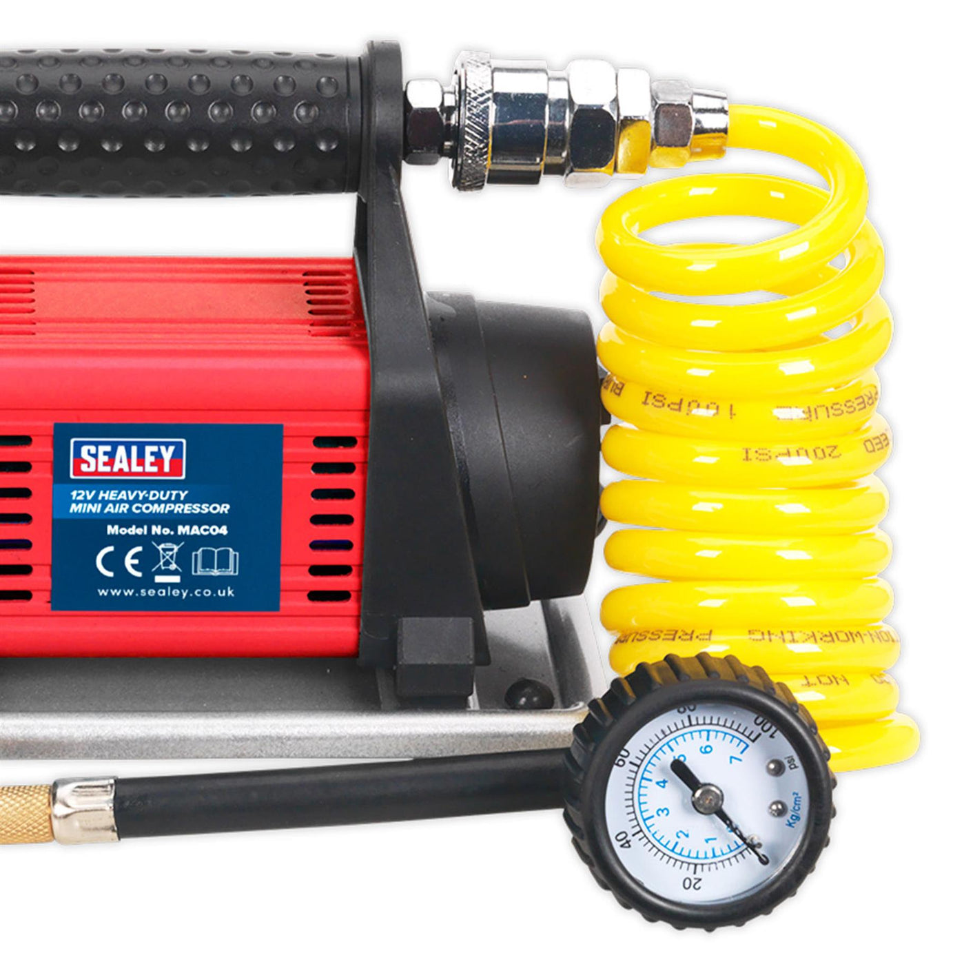 Sealey 12V Heavy-Duty Tyre Inflator/Mini Air Compressor