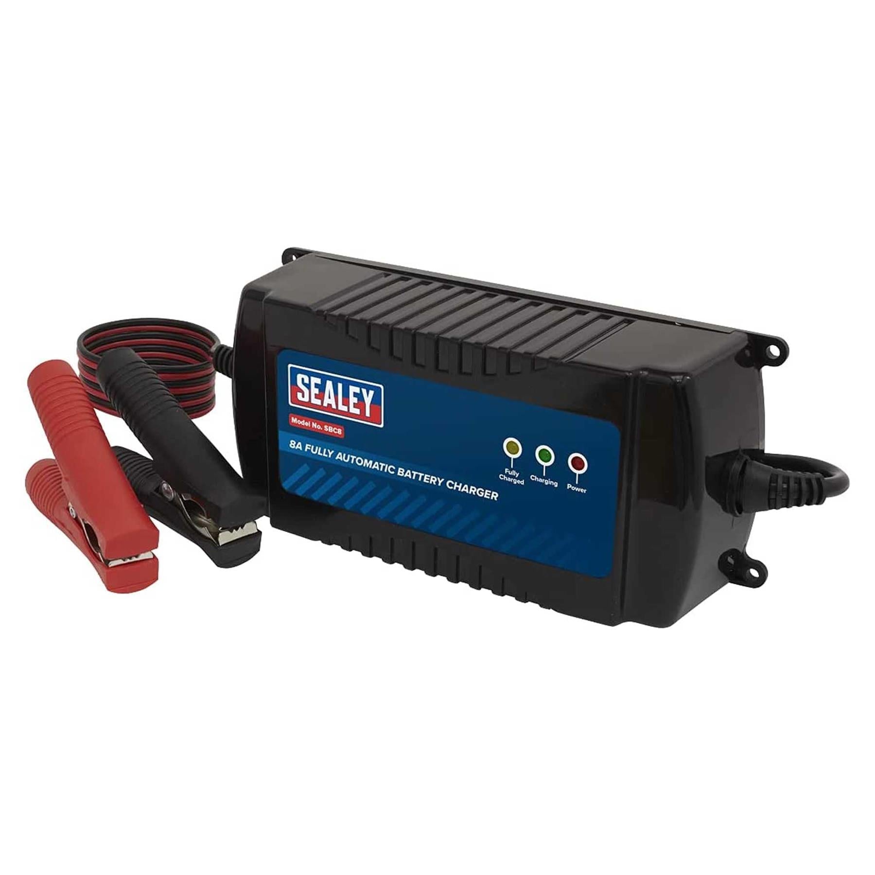 Sealey Battery Maintainer Charger 12V 8A Fully Automatic
