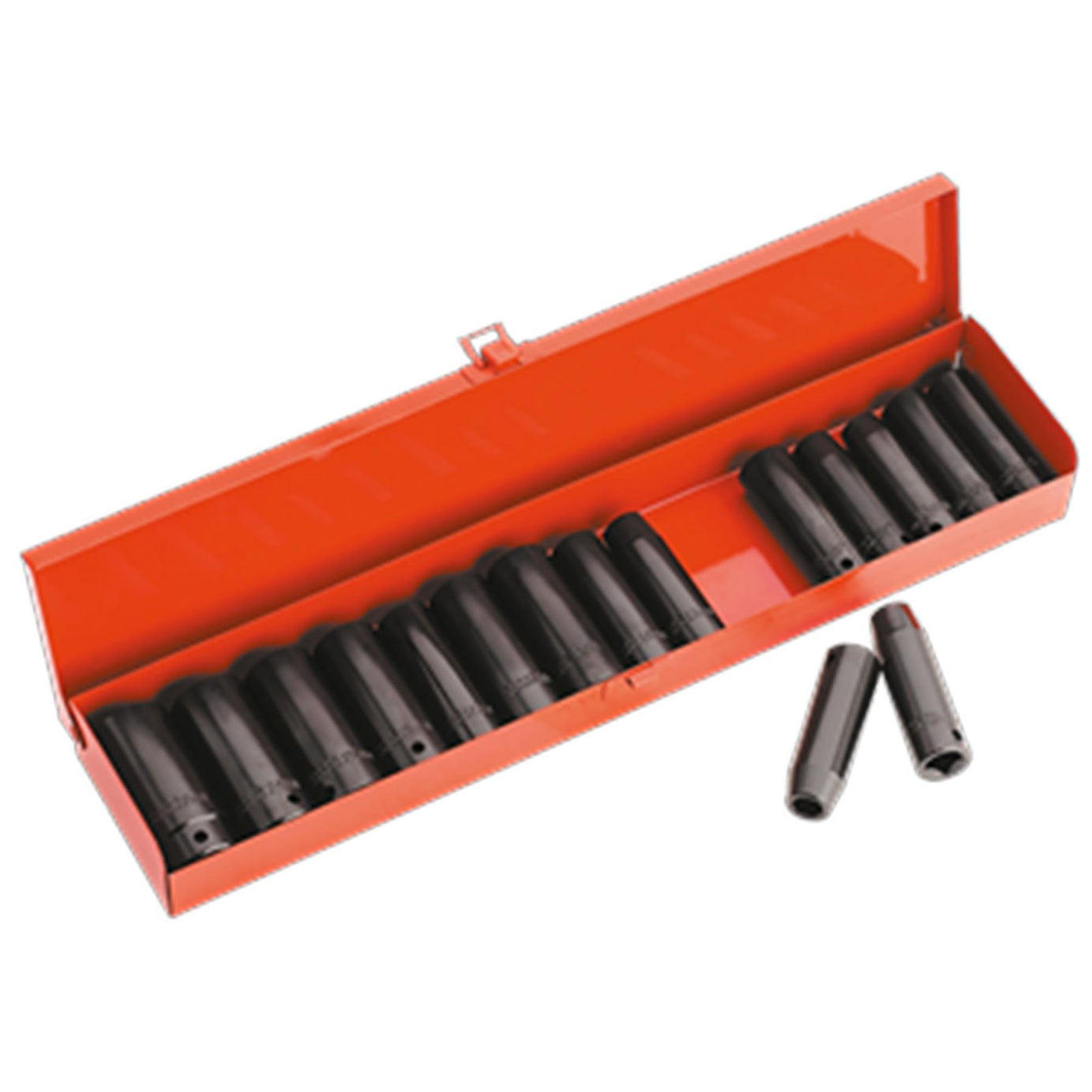 Sealey Impact Socket Set 16pc Deep 1/2"Sq Drive Metric/Imperial
