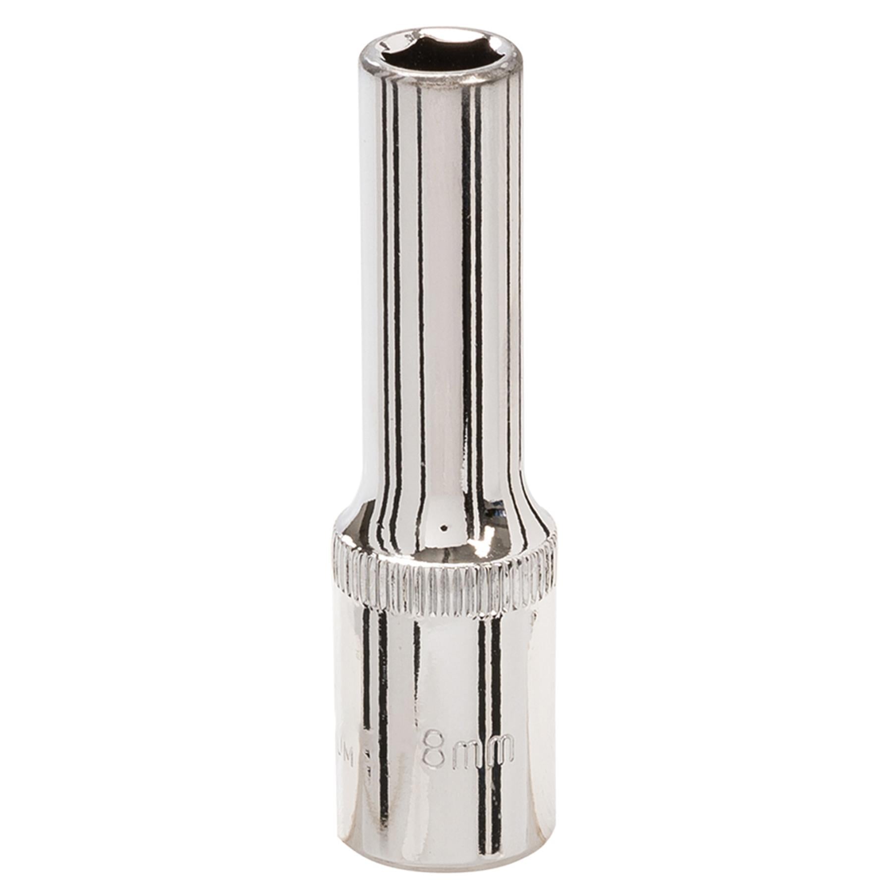 Deep Socket 3/8" Drive 6pt Metric 6 Point Hex Corrotion Resistant Socket 8mm