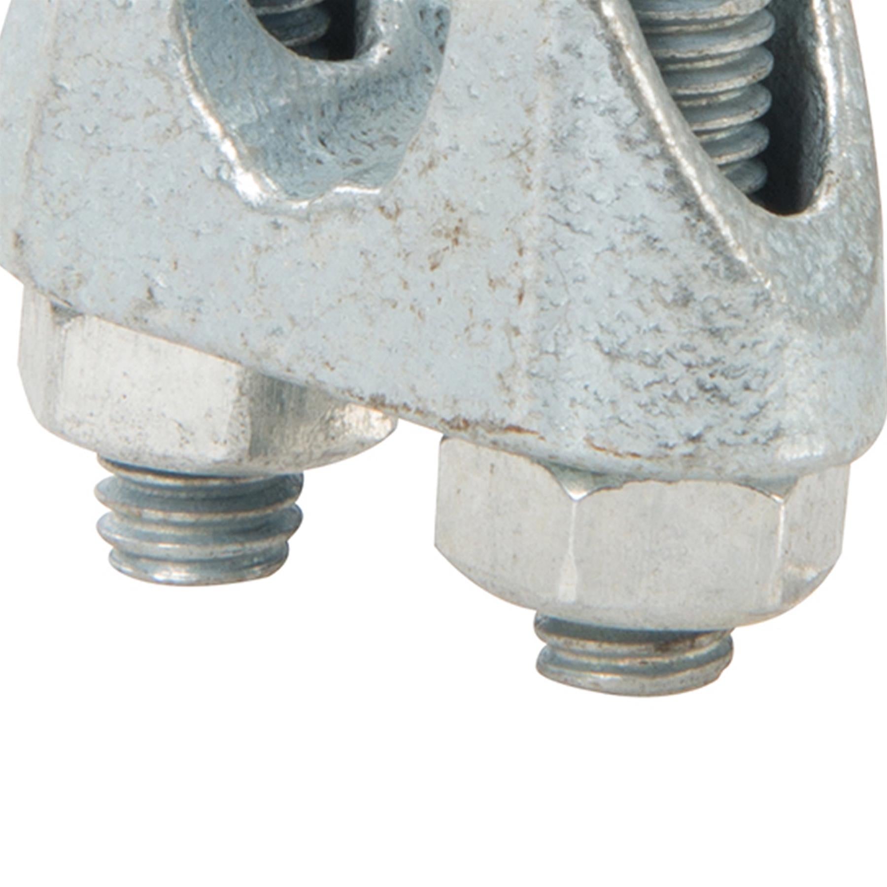 Wire Rope Grips Clamps M6 U Bolts Fitting Cable Cord Tie Heavy Duty Steel Metal