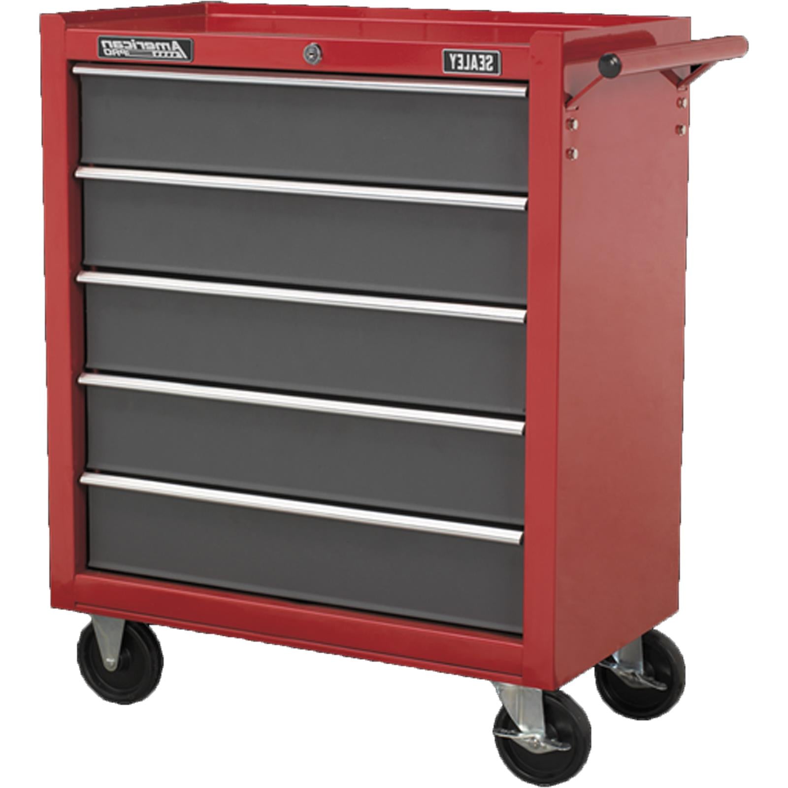 Sealey Rollcab 5 Drawer with Ball Bearing Runners - Red/Grey - AP22505BB