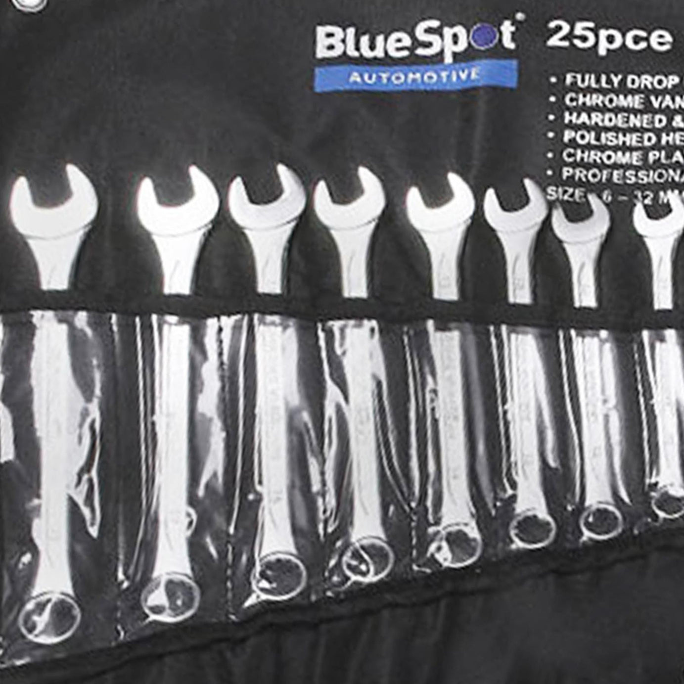 BlueSpot 25pcs Metric Combination Spanner Wrench Set 6 - 32mm