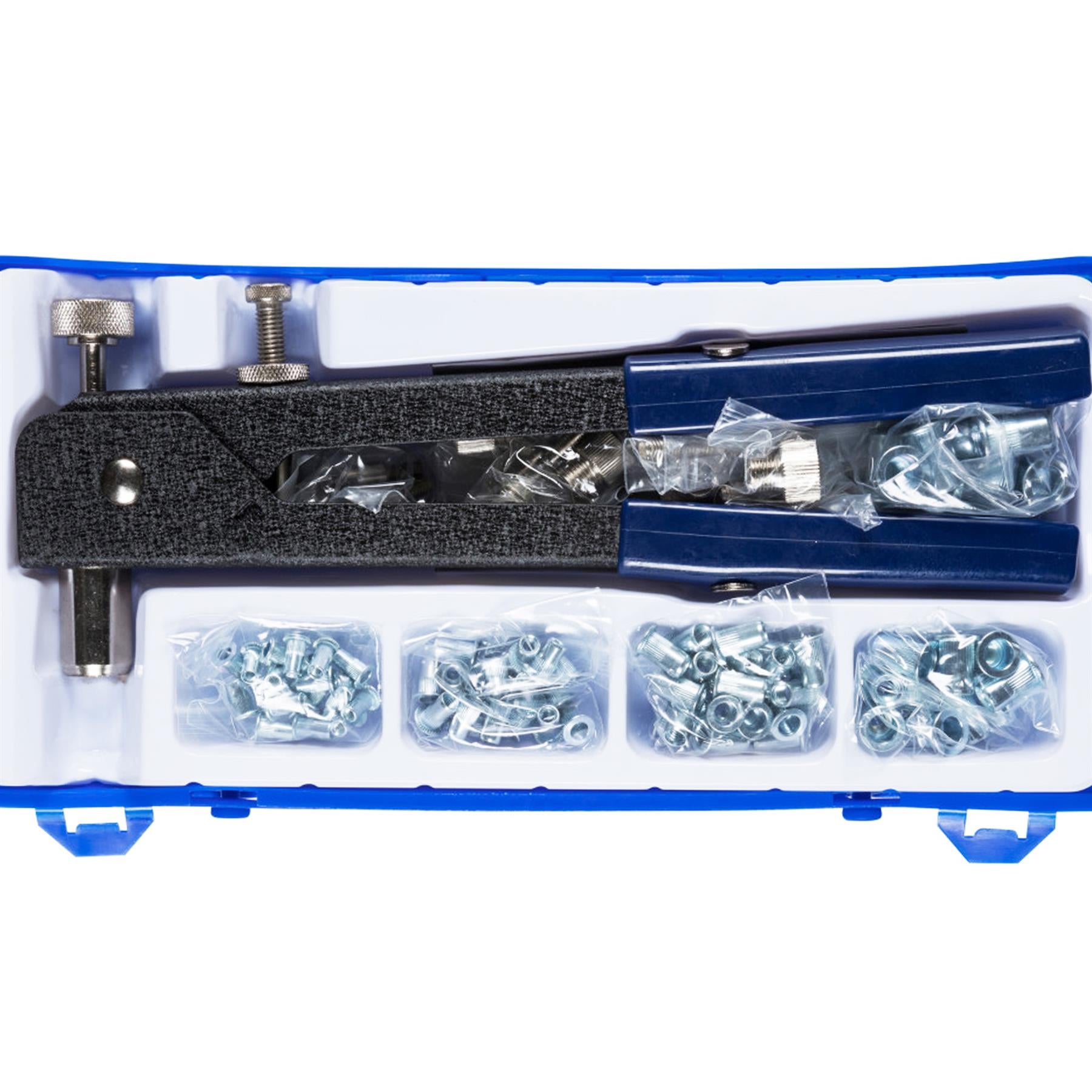 BlueSpot HD Threaded Nut Riveter Kit Rivet Gun Hand Riviter Tool M3-M8 Mandrels