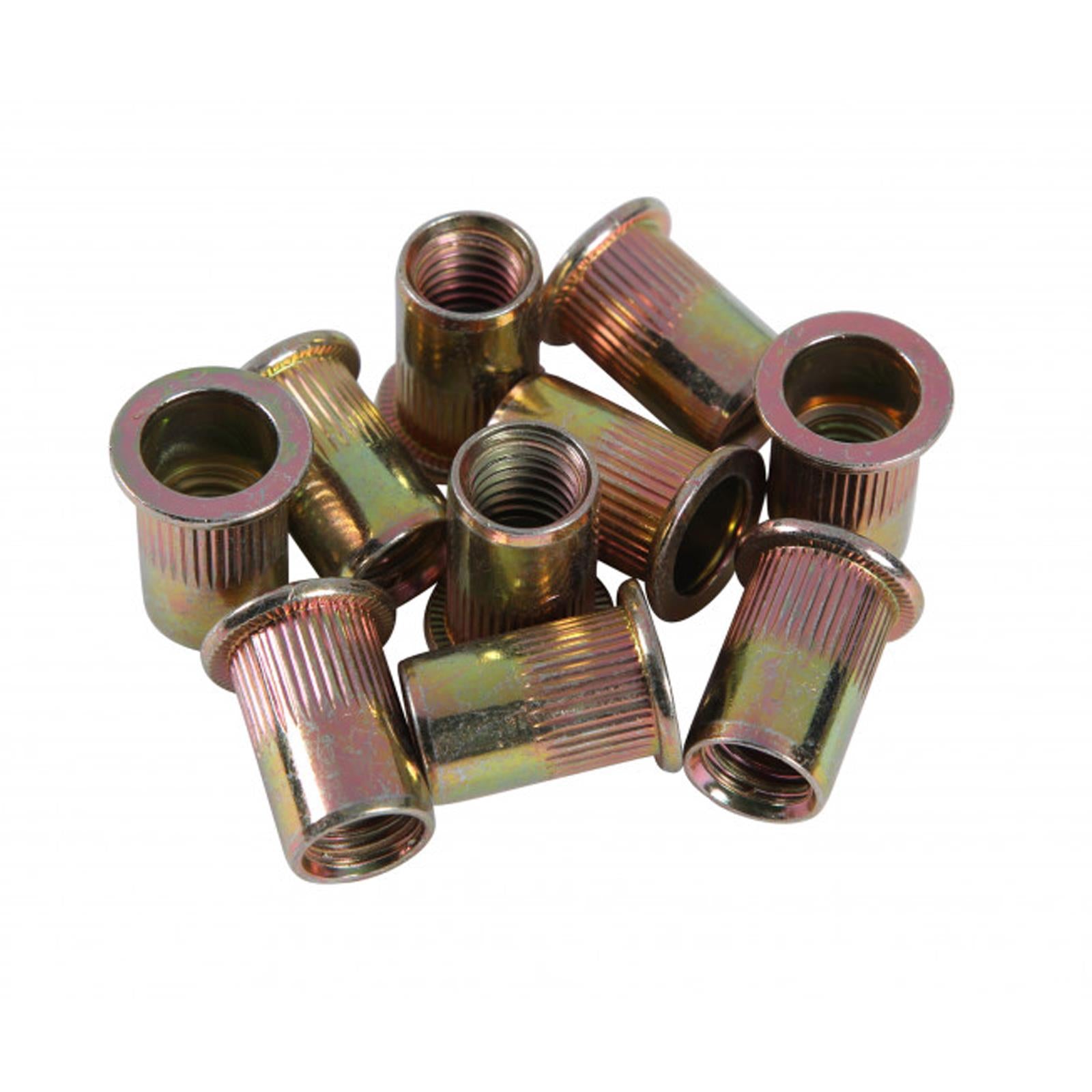 Bluespot 75pcs Rivet Nut M8 Carbon Steel Threaded High Quality