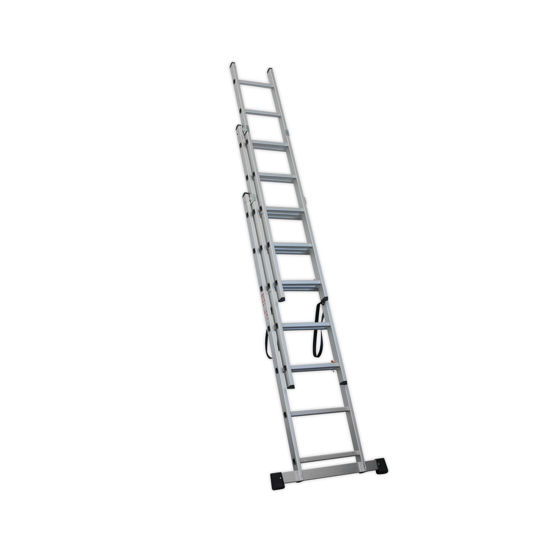 Sealey Aluminium Extension Combination Ladder 3x7 EN 131