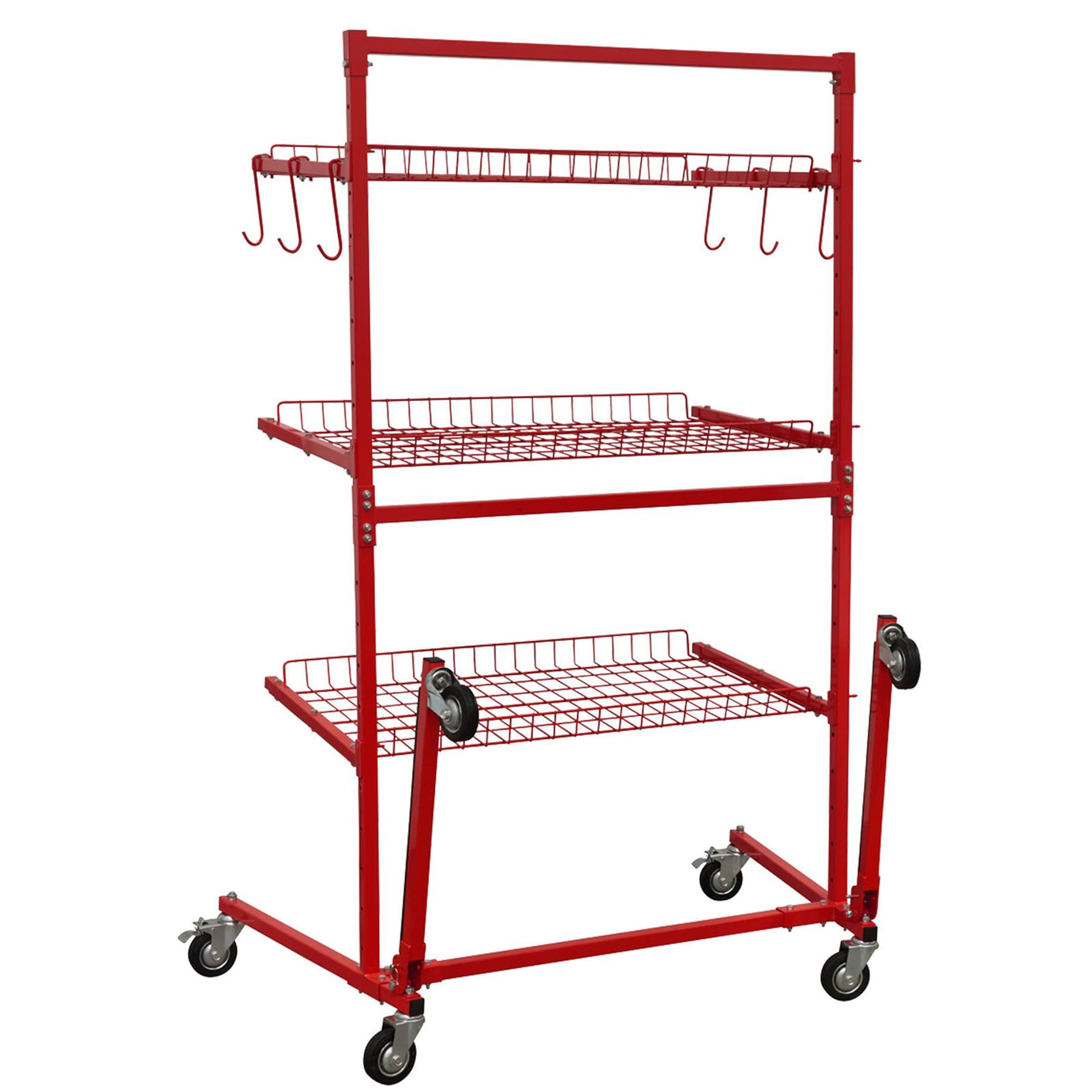 Sealey Parts Cart with Panel Train windscreens, sheet metals