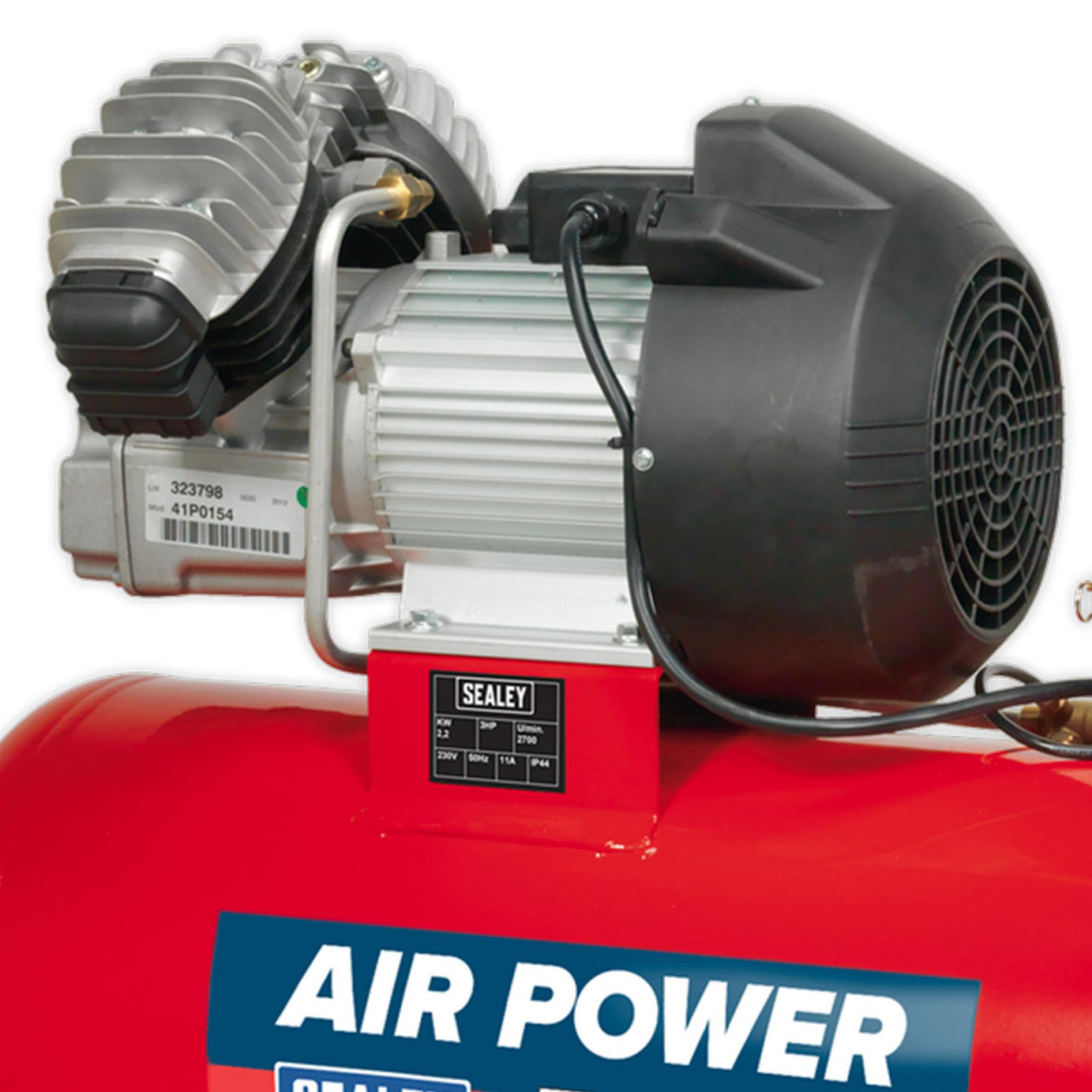 Sealey Compressor 50L V-Twin Direct Drive 3hp