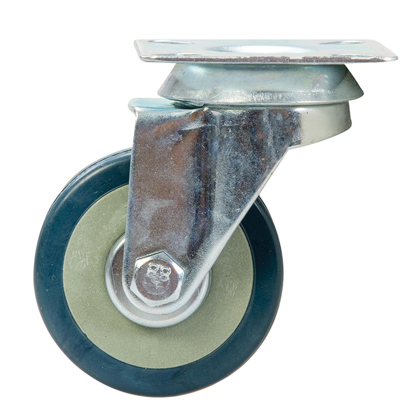 Swivel Rubber Castor - 50mm 50Kg Wheel Rubber Castor With Non-Marking Tyre