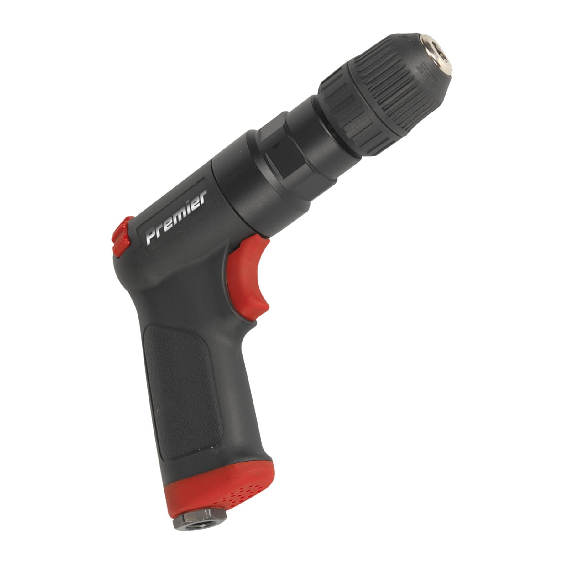 Sealey Air Pistol Drill Ø10mm with Keyless Chuck Composite Reversible - Premier