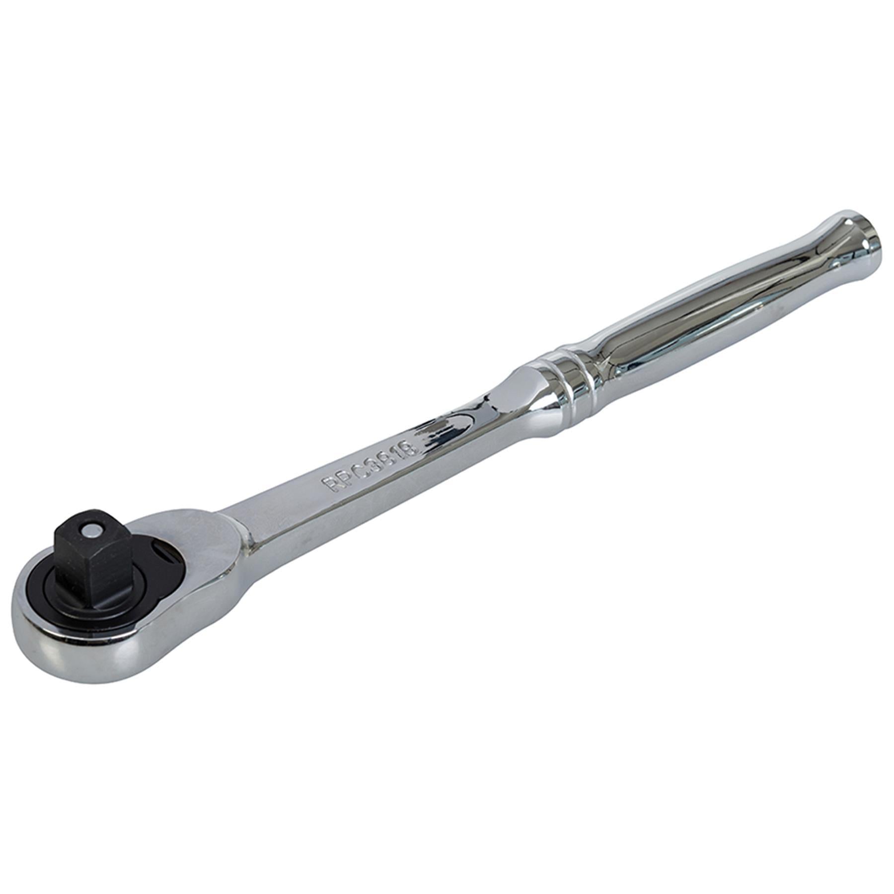 King Dick Full Chrome Reversible Ratchet SD 60 Teeth 1/2" Spanner
