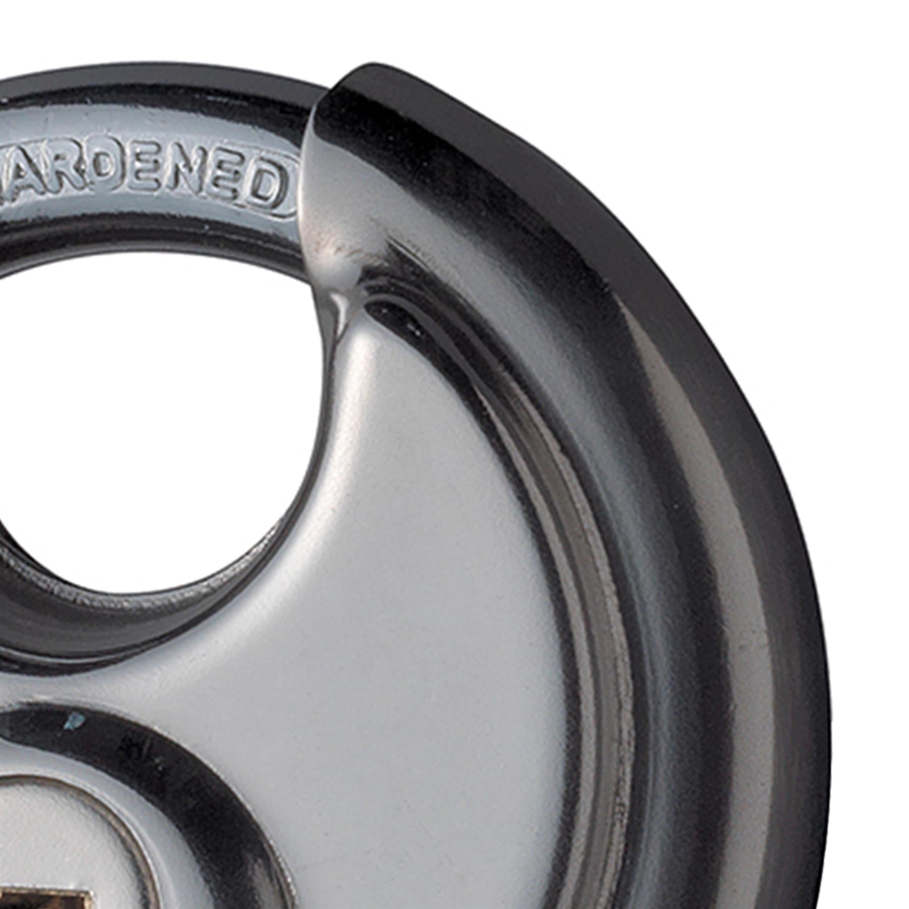 Van Vault Stainless Steel Disc Padlock 70mm