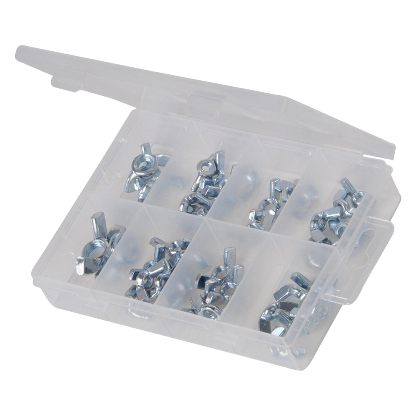 40Pce Wing Nuts Pack M4-M12 Size Secure Tight Fitting Easy Fit By Hand