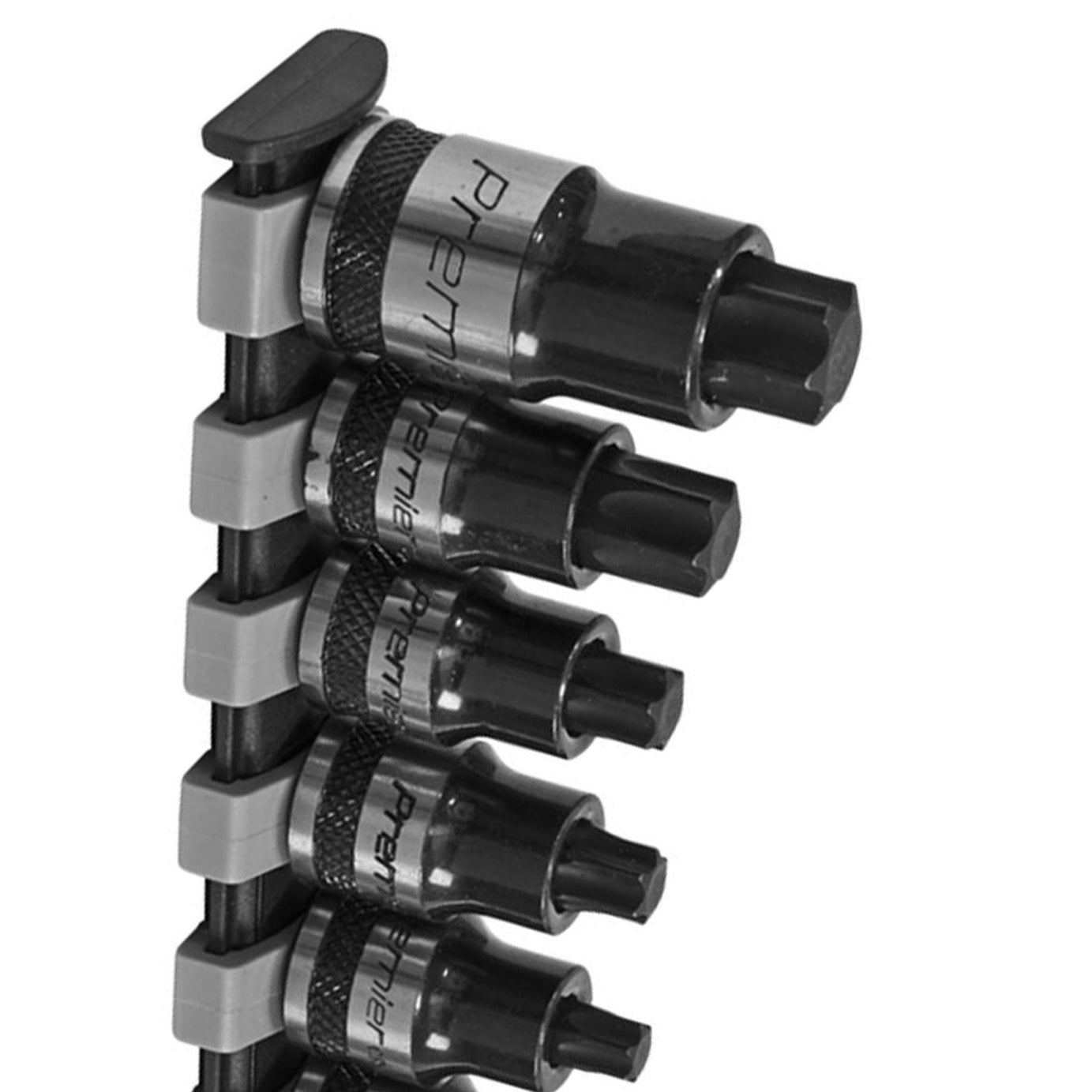Sealey TRX-Star* Socket Bit Set 12pc Stubby 1/4", 3/8" & 1/2"Sq Drive Black Series