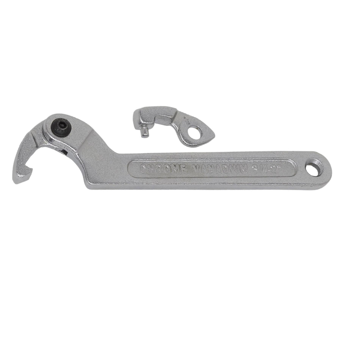 Sealey Adjustable C Spanner - Hook & Pin Wrench Set 3pc 19-51mm