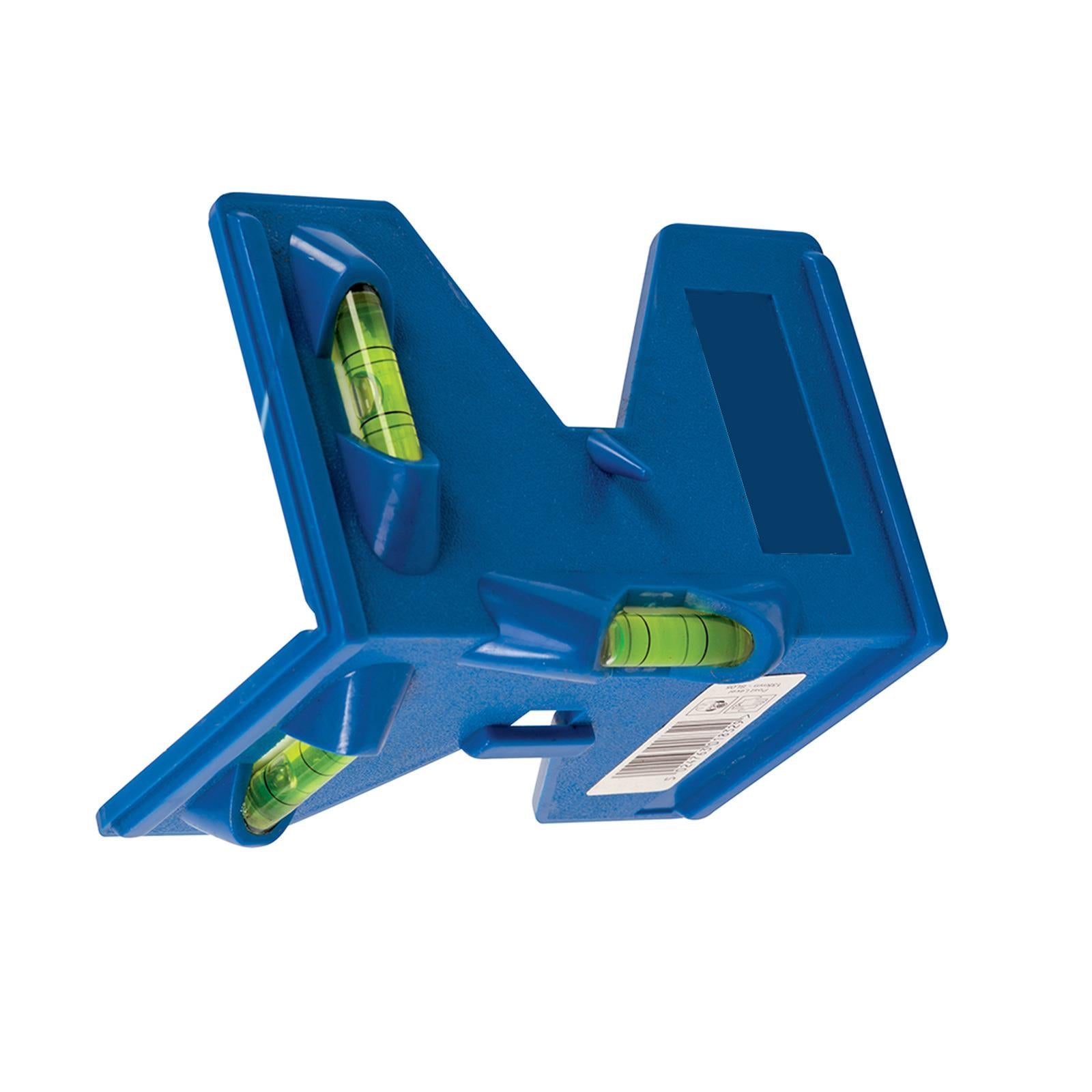 Post Level 135mm 3 Way Horizontal Verticle Measuring Spirit Level Magnetic Fence