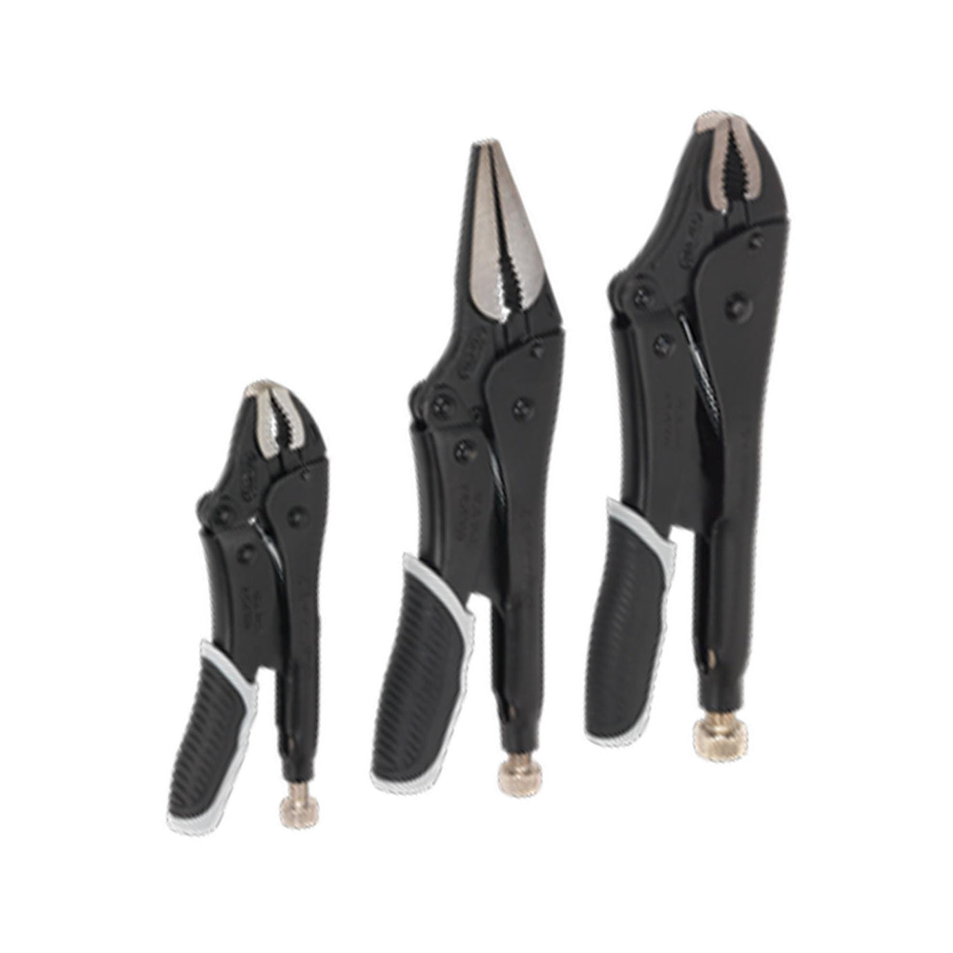Sealey Locking Pliers Set 3pc Quick Release Black Series