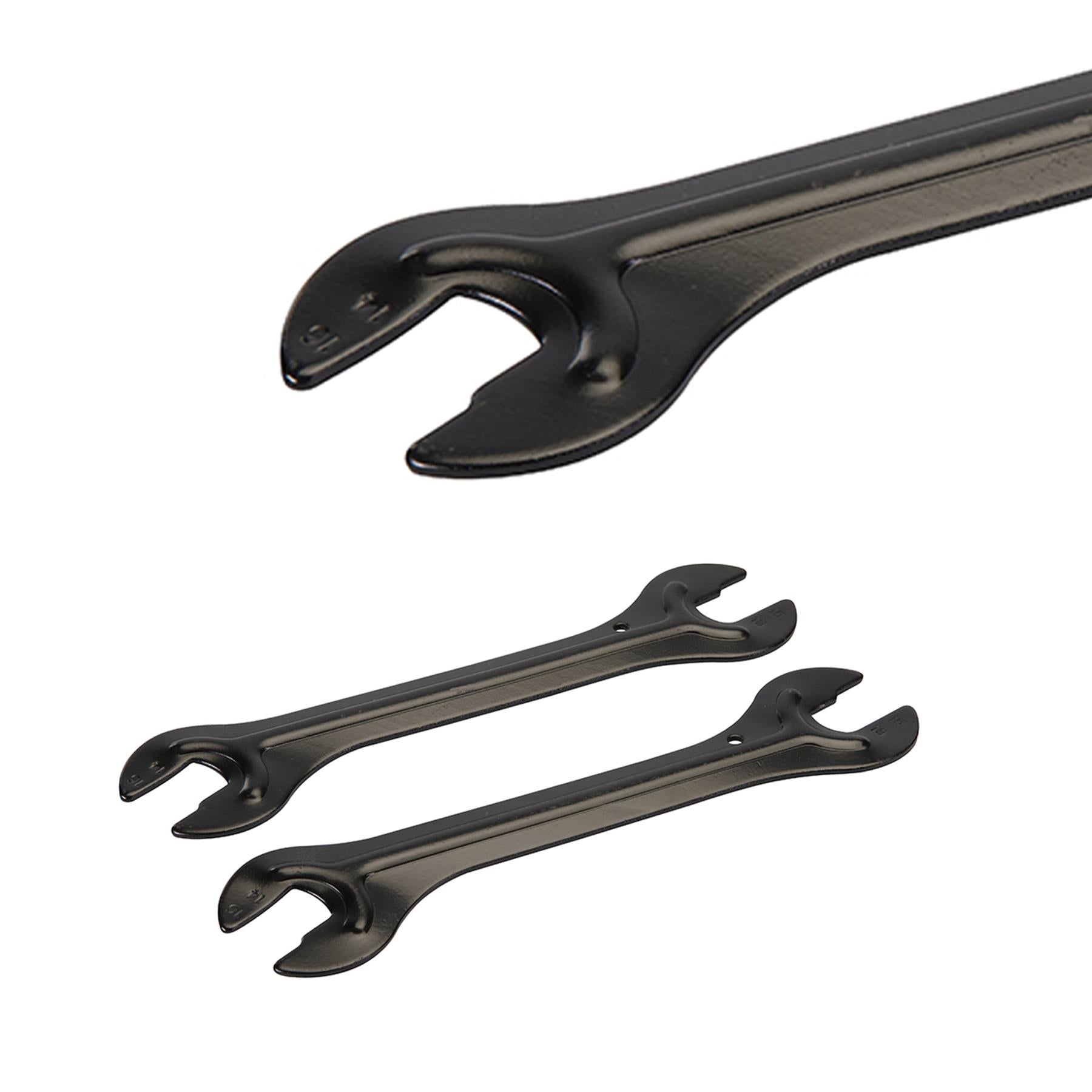 2Pce Cone Spanner Set - 13/14 & 15/16mm Hardened Tempered Carbon Steel Spanner
