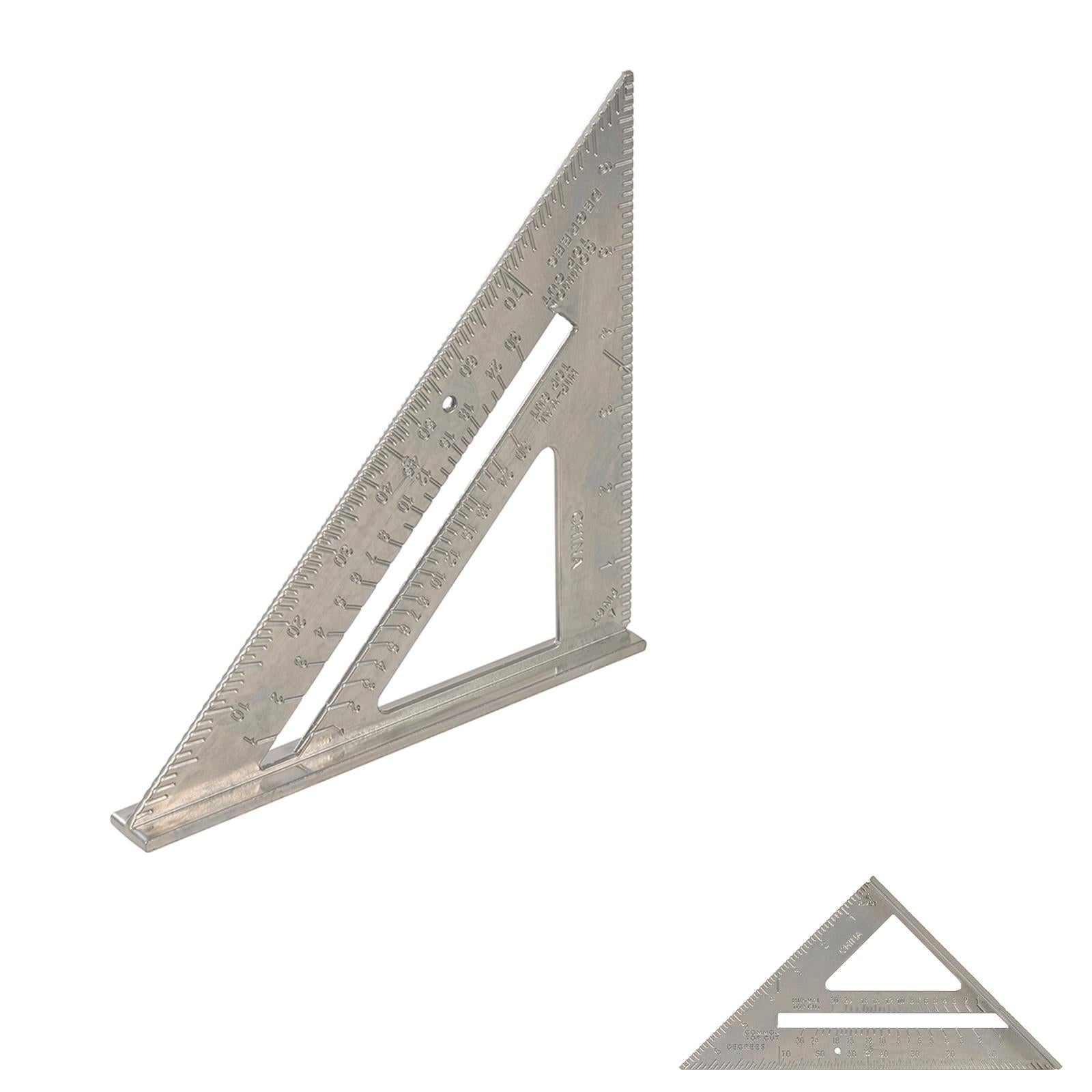 7'' Aluminium Alloy Roofing Square With Raised Imperial Graduations New