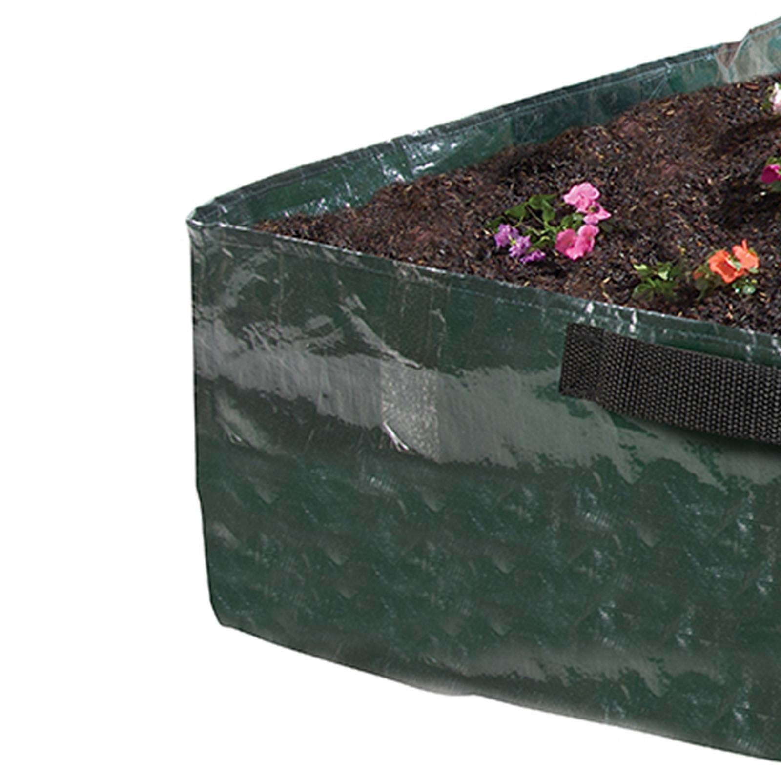 Deep Planting Bag 800 x 800 x 300mm With Reinforced Rust Resistant Drainage Hole