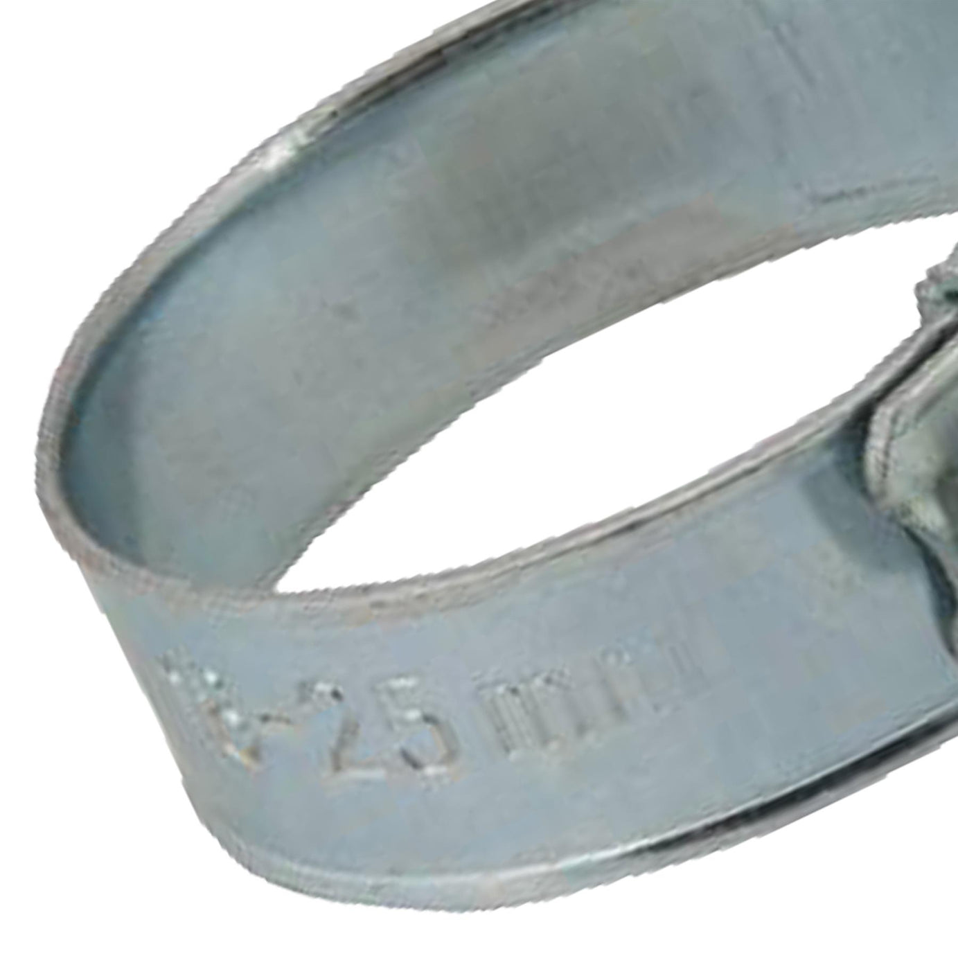 10Pk Hose Clips - 18 - 25mm (Ox) Zinc-Plated Mild Steel Ideal For Automotive Use