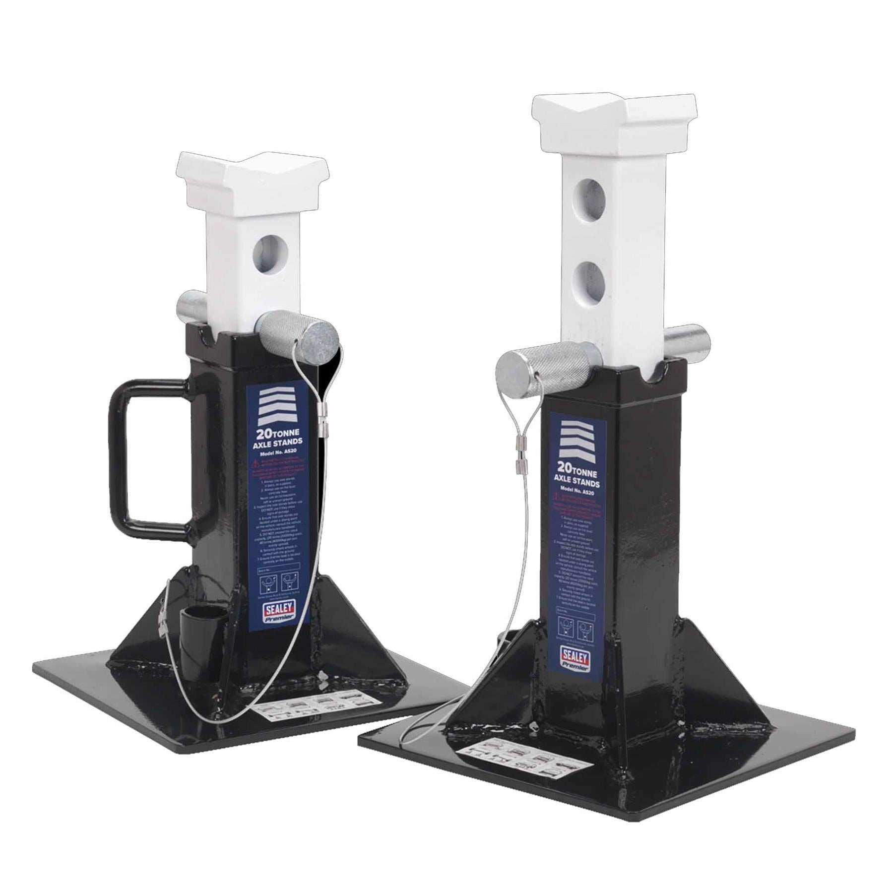 Sealey Axle Stands (Pair) 20tonne Capacity per Stand