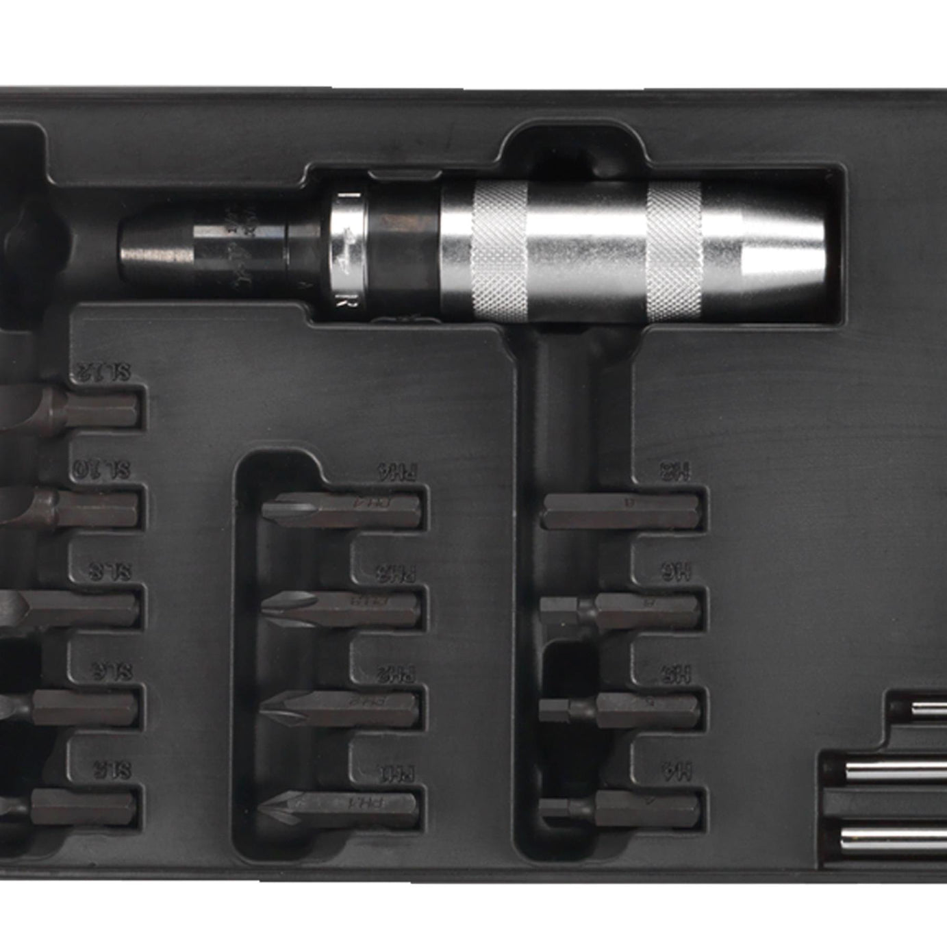 Tool Tray with Punch & Impact Driver Set 25pc Sealey