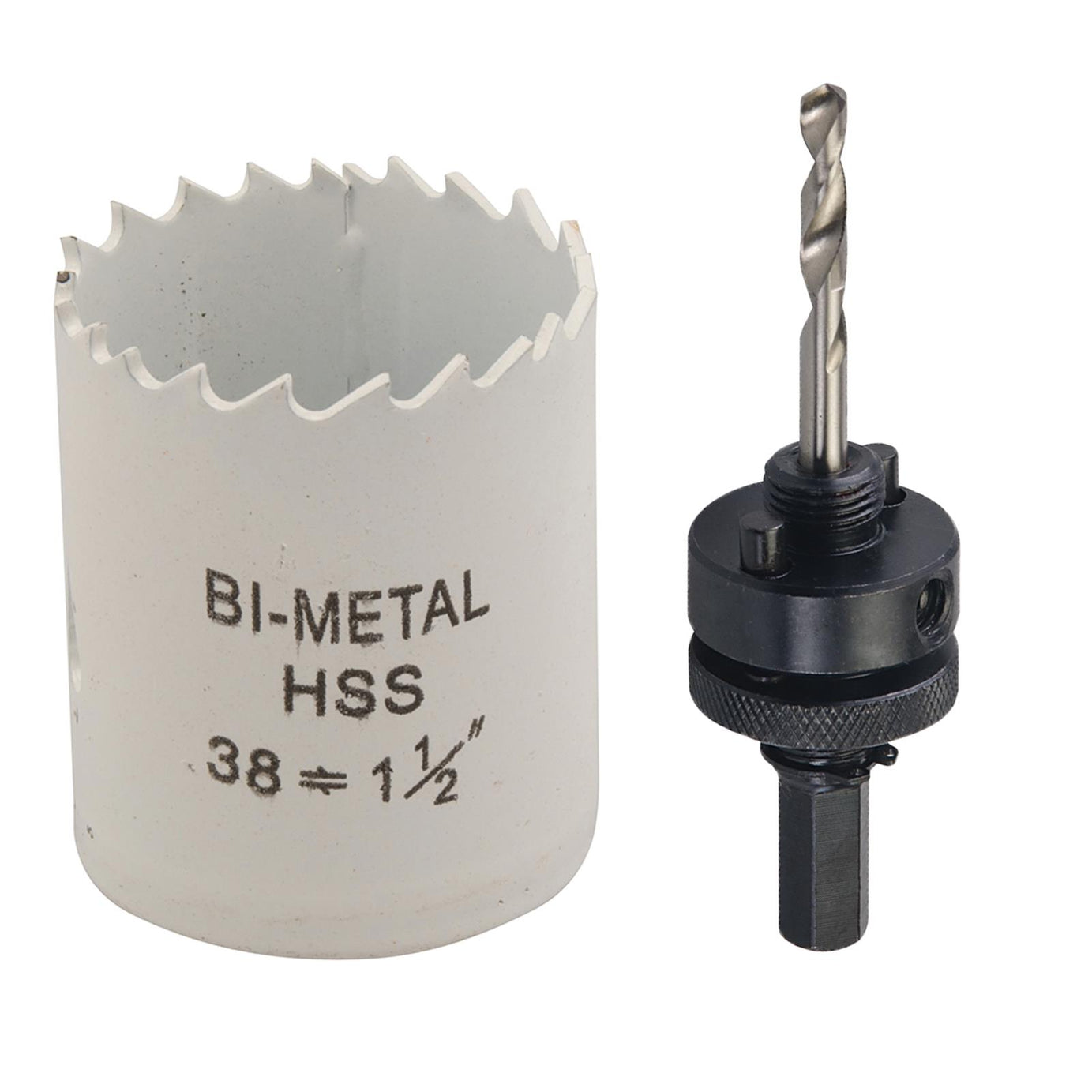 Arbor Included HoleSaw Sets HSS Bi Metal Hole saws Metal Wood Plastic 38mm