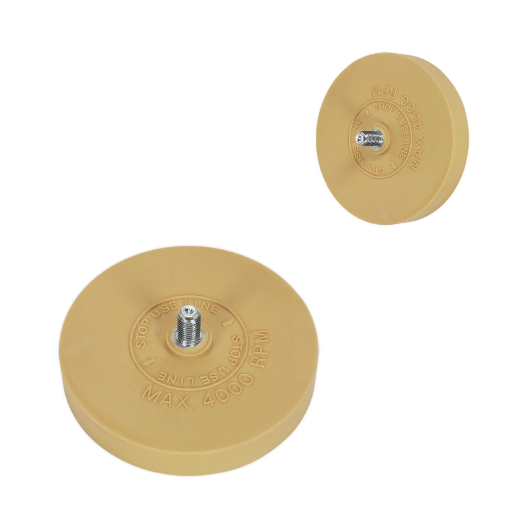 Sealey Stripe Removing Pad Ø88 x 16mm 1/4"UNC