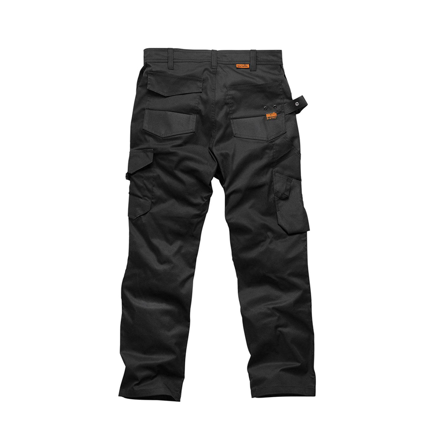 Scruffs Trade Flex Slim Fit Work Trousers Black Mens Flexi Trousers 30L Size Comfort