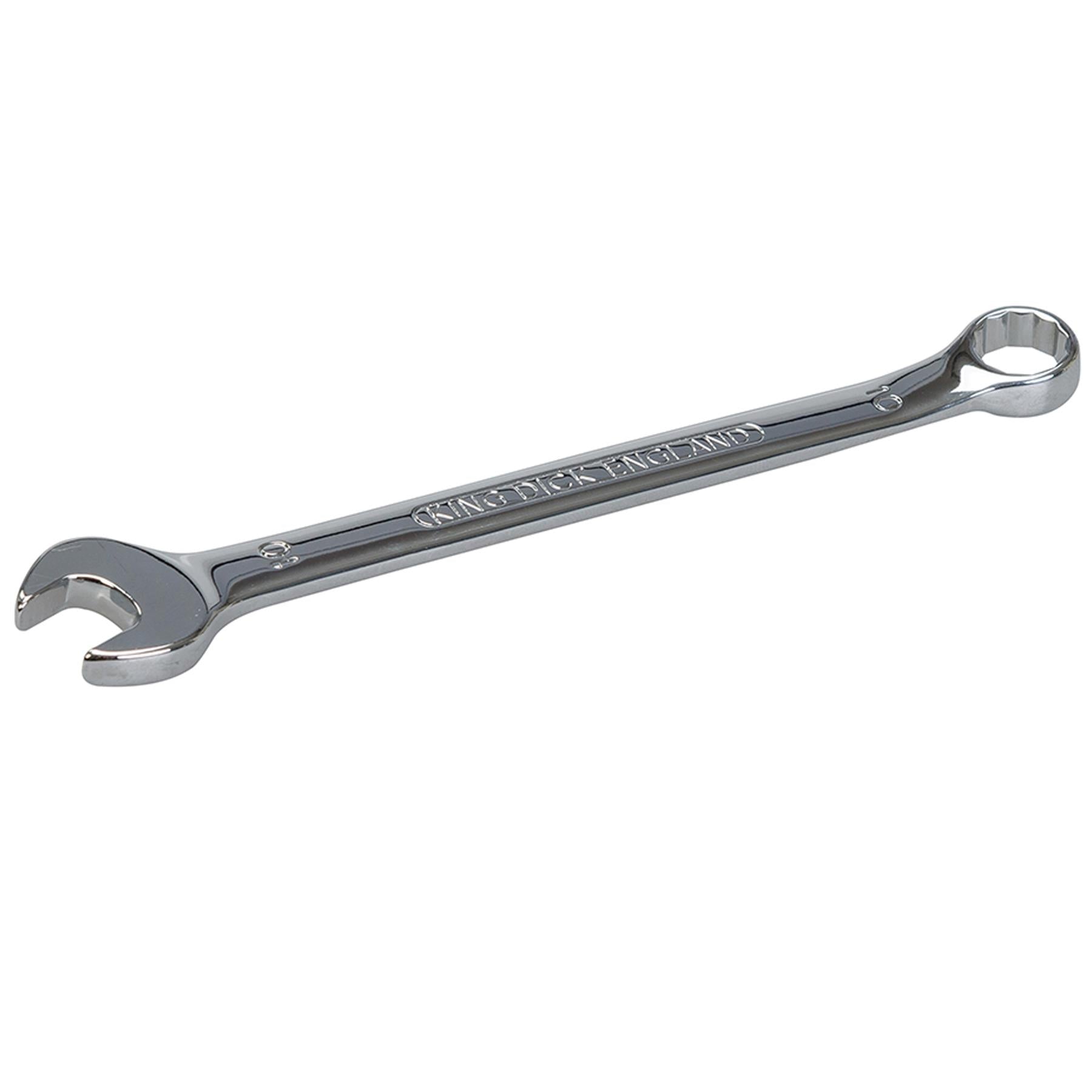 King Dick metric 10 MM polished chrome combination spanner wrenches spanners