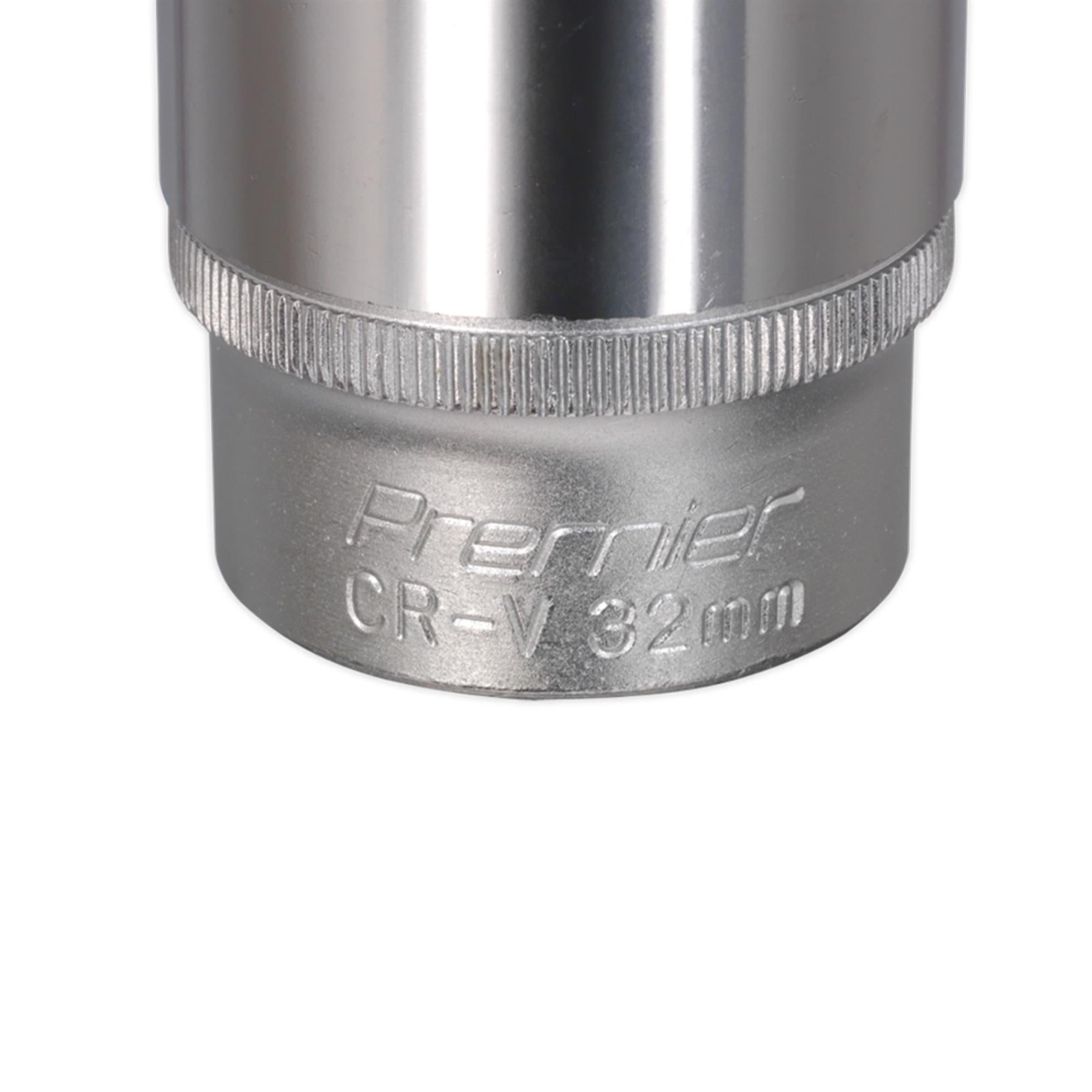 Sealey WallDrive® Socket 32mm 1/2"Sq Drive