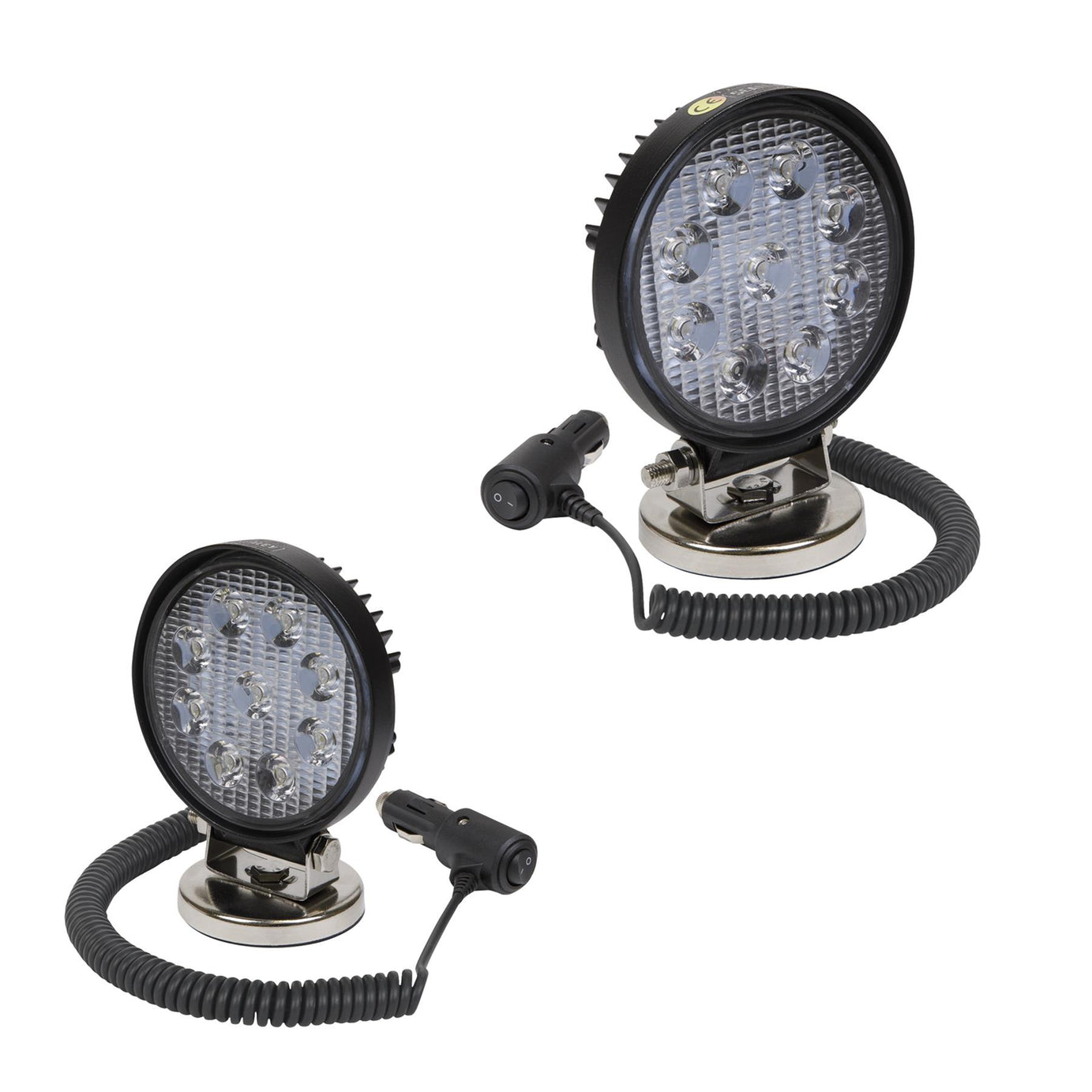 Sealey Round Work Light with Magnetic Base 27W LED