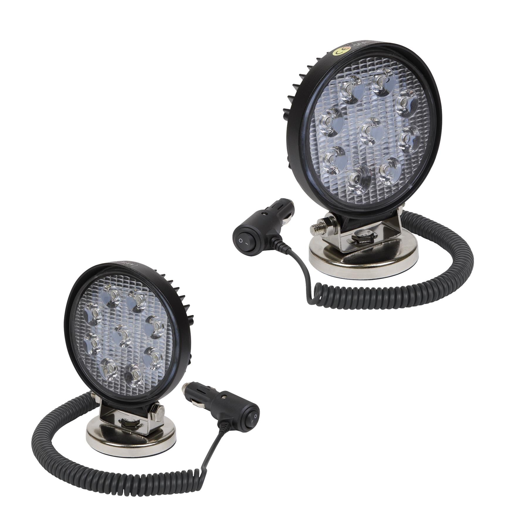 Sealey Round Work Light with Magnetic Base 27W LED