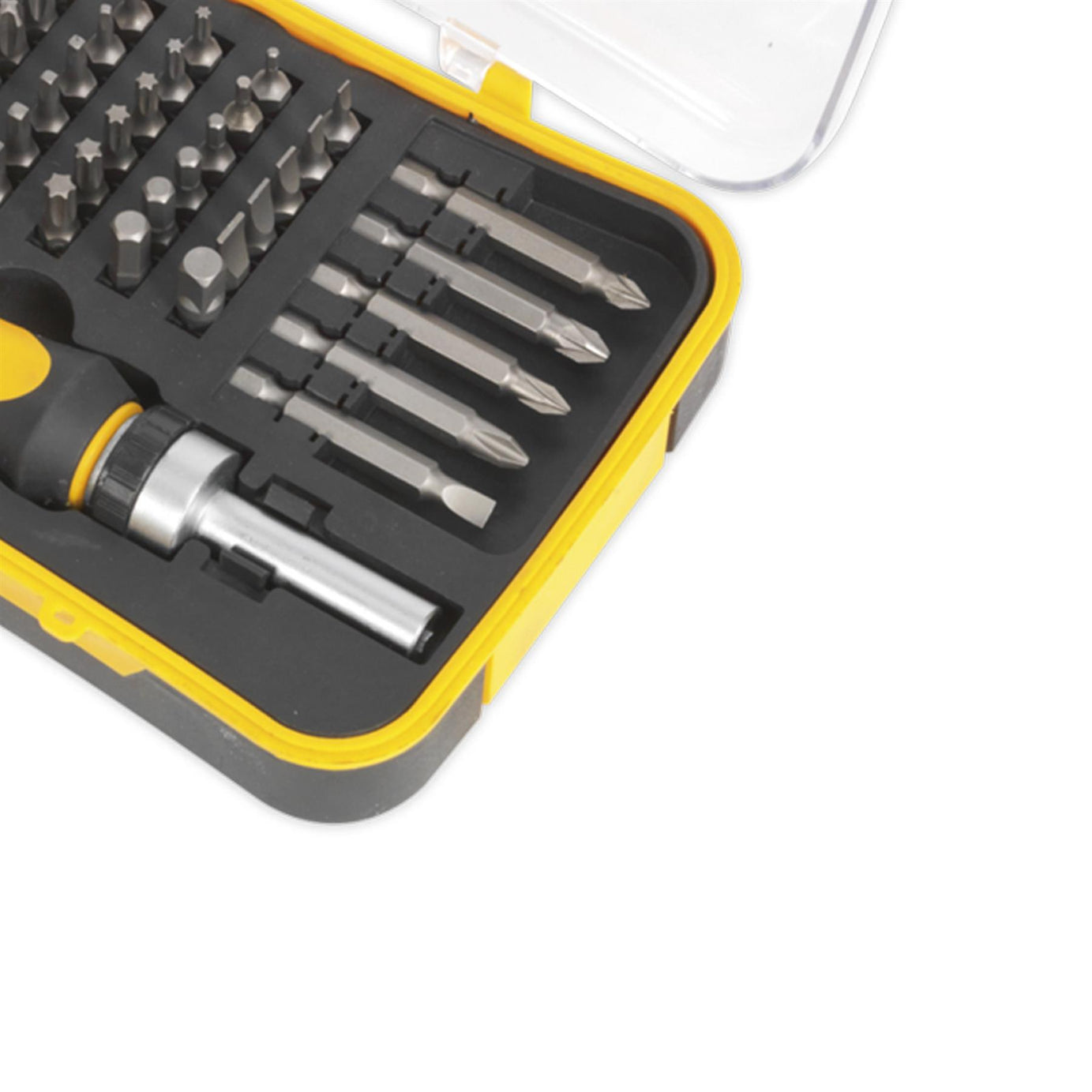 Sealey Socket & Bit Set 45pc Ratchet Screwdriver