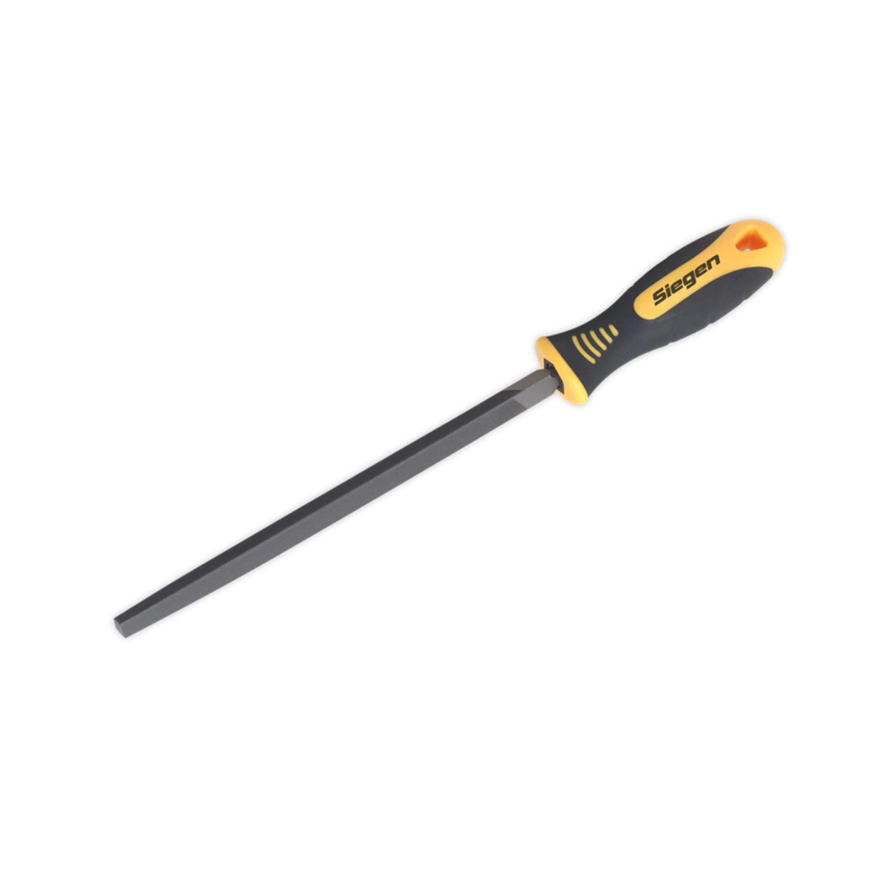 Sealey File Set 4pc 200mm Soft Grip Handles