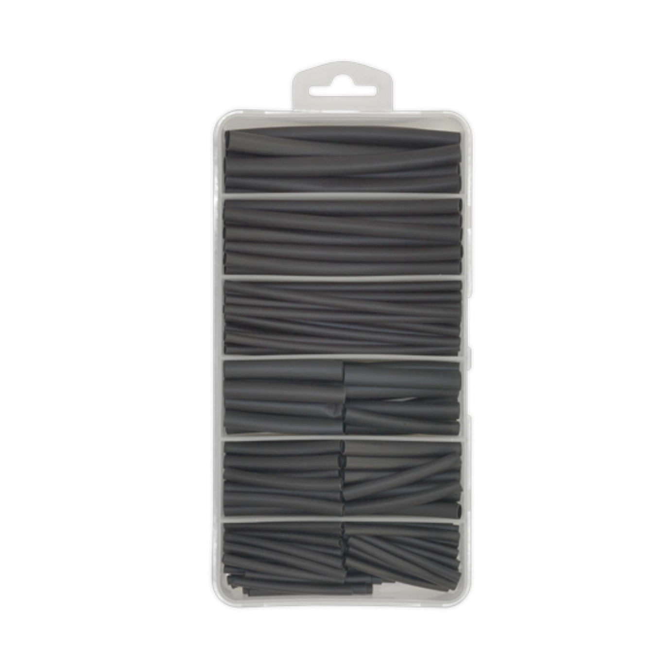 Sealey Heat Shrink Tubing Assortment 180pc 50 & 100mm Black