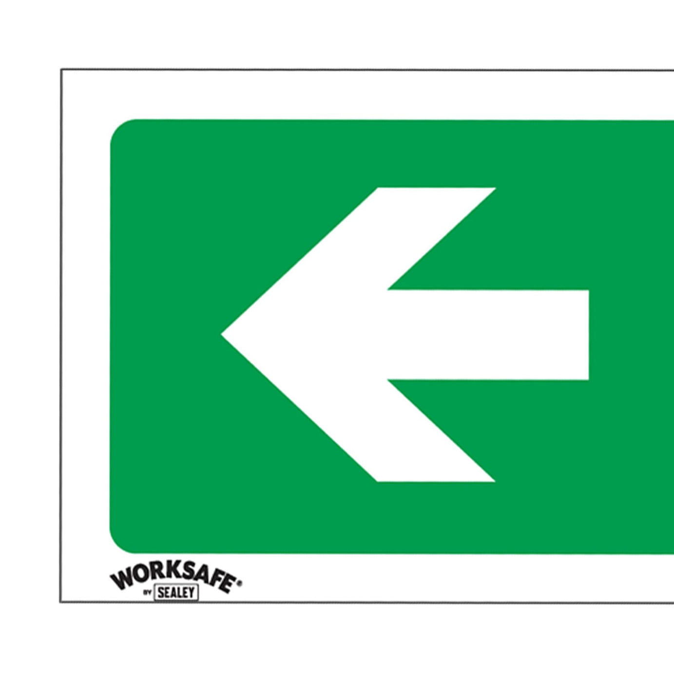 Safe Conditions Safety Sign - Fire Exit (Left) - Rigid Plastic