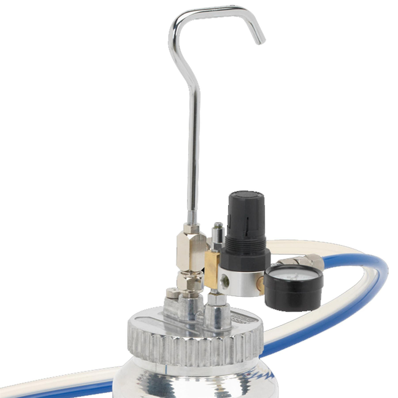 Sealey Pressure Pot System with Spray Gun & Hoses 1.8mm Set-Up