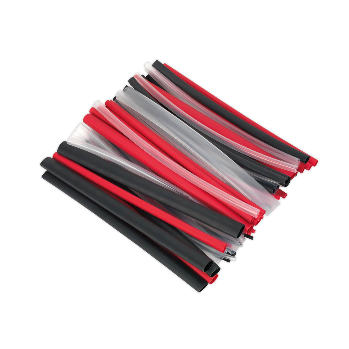 Sealey Heat Shrink Tubing Asstmt 72pc Mixed Colours Adh Lined 200mm