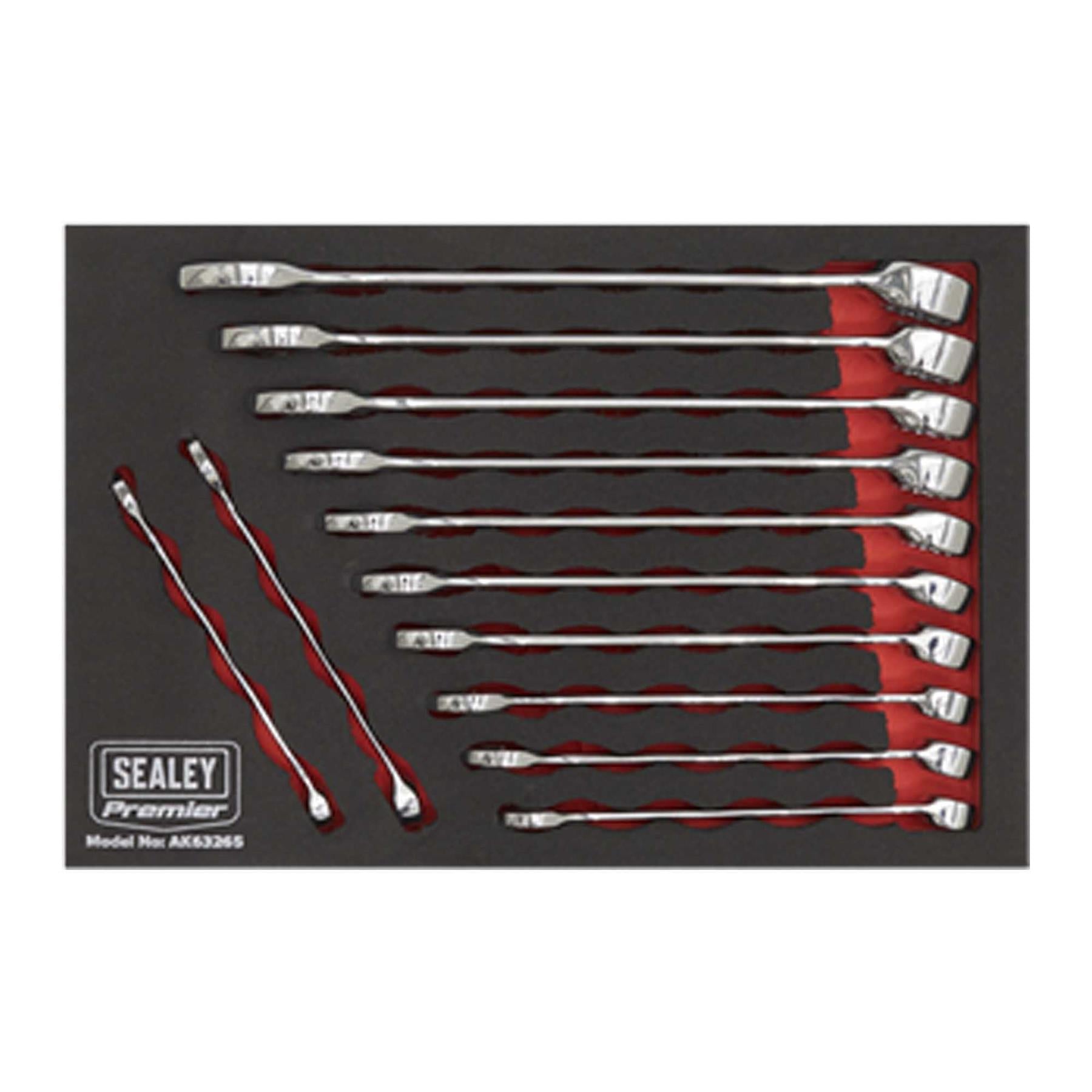 Sealey Combination Spanner Set 12pc - Metric