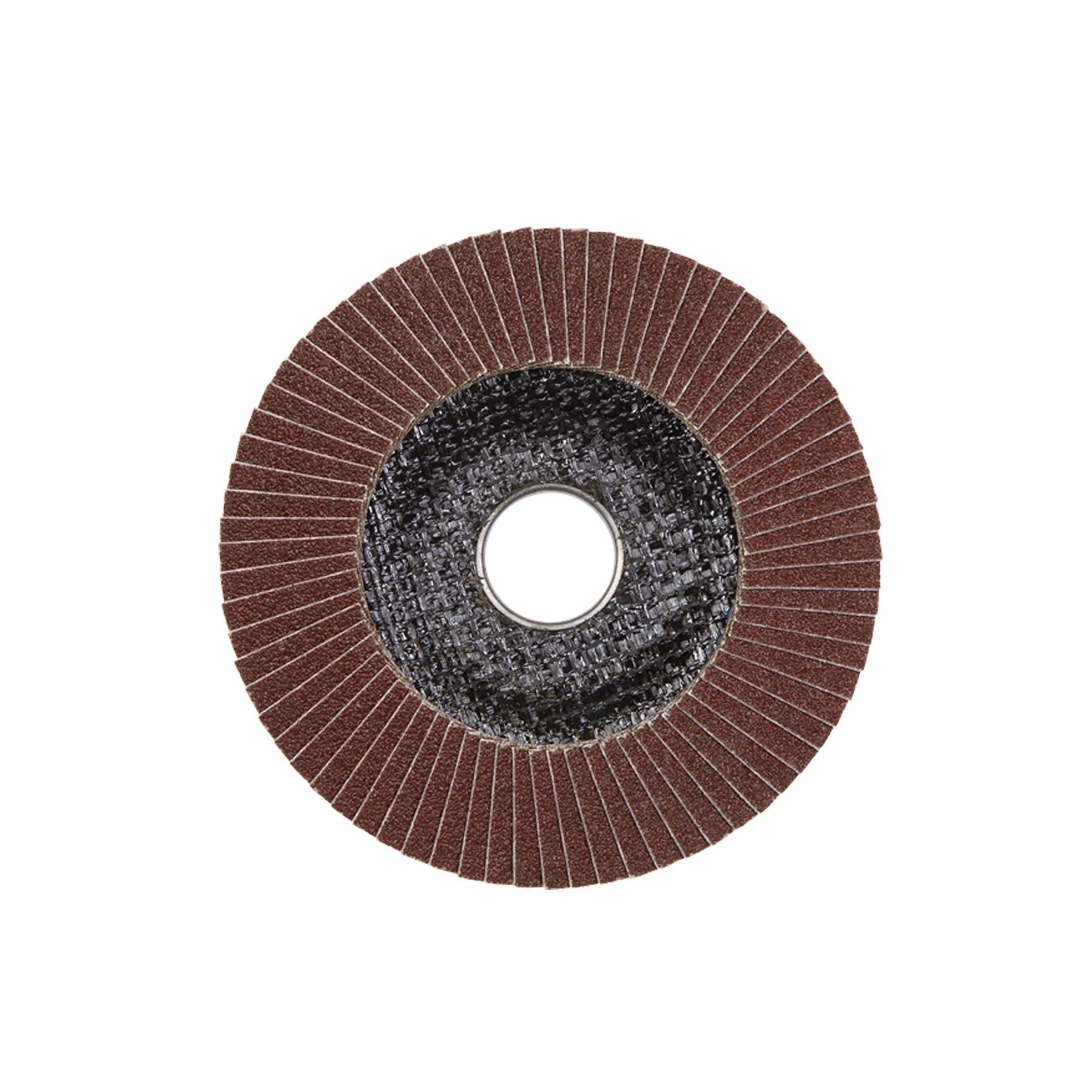 Flap Disc Aluminium Oxide 100mm 16mm Bore 40Grit. Sealey